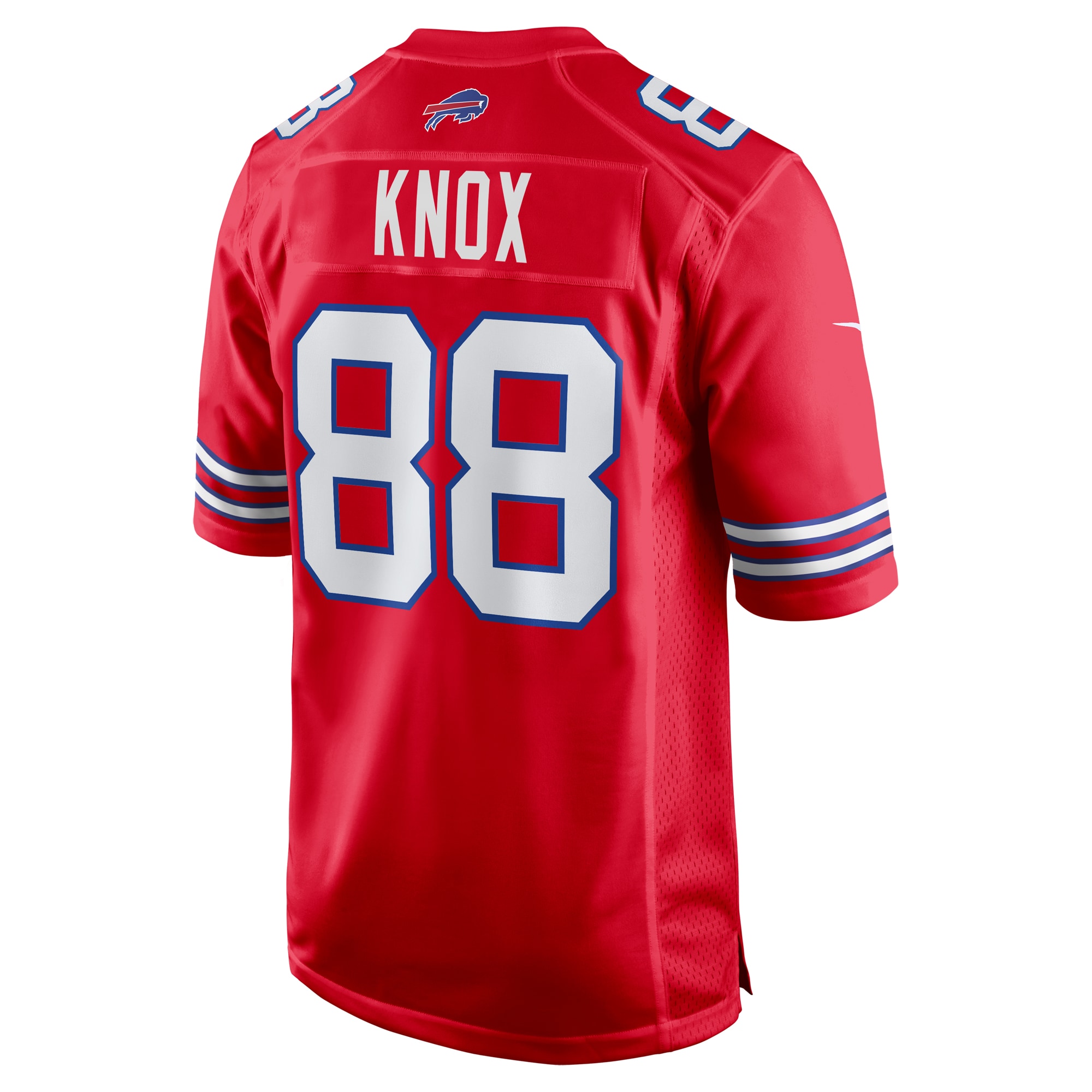 Dawson Knox Buffalo Bills Nike Alternate Game Jersey - Red - vstockx