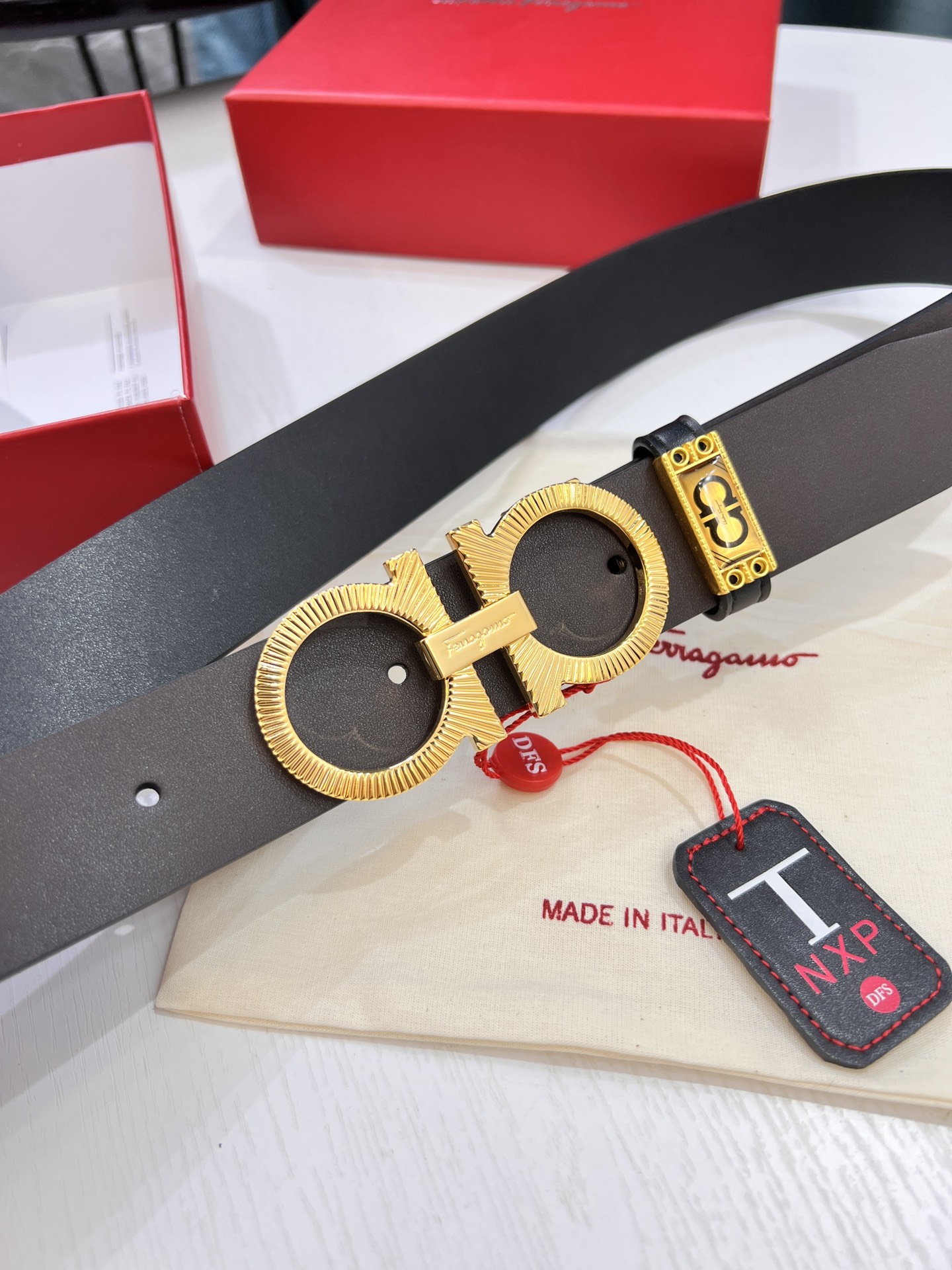 Streetwear Belt Ferragamo 319698 size:3.5cm - vstockx