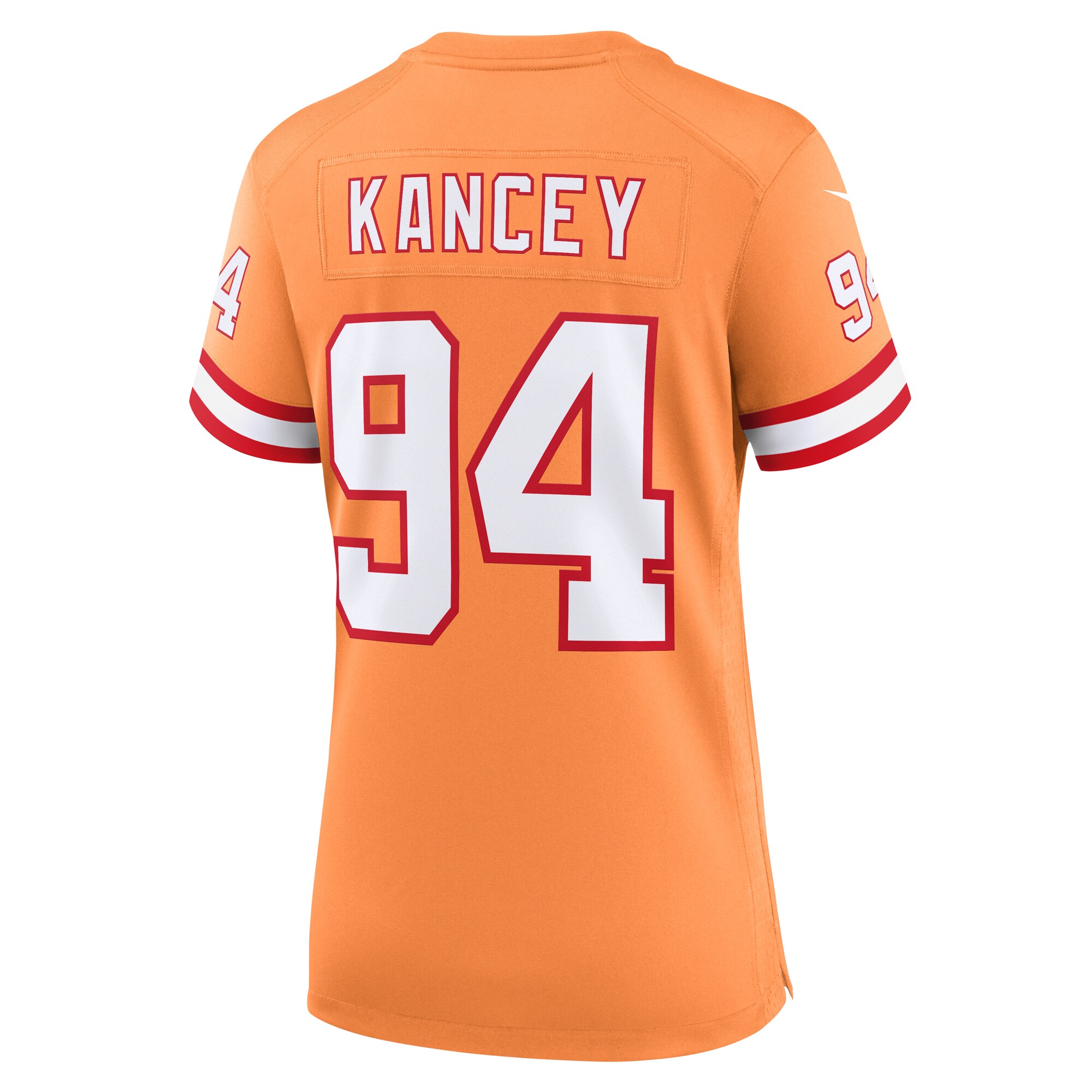 Calijah Kancey Tampa Bay Buccaneers Nike Women's Alternate Team Game Jersey - Orange - vstockx