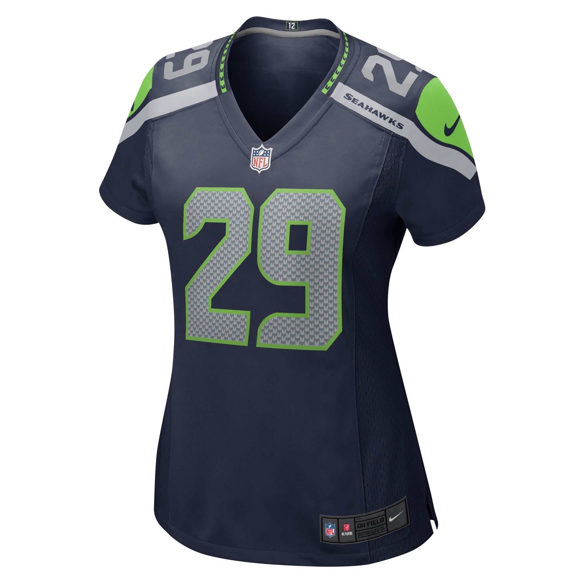 Women's Nike Wayne Gallman College Navy Seattle Seahawks Home Game Player Jersey - vstockx
