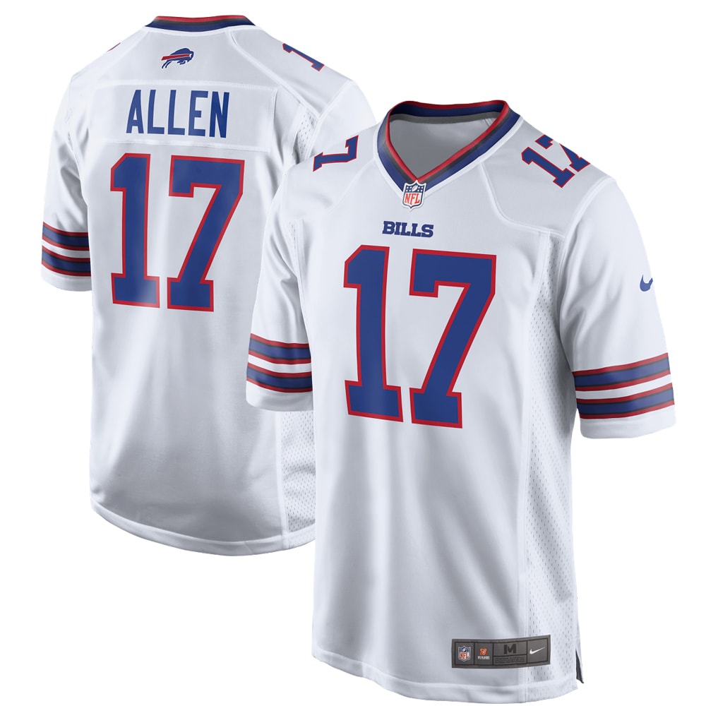 Josh Allen Buffalo Bills Nike Game Player Jersey - White - vstockx