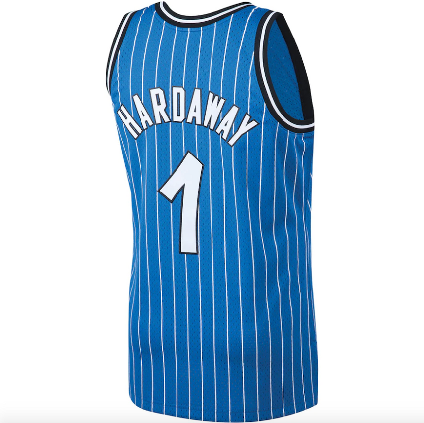 Mens Anfernee 'Penny' Hardaway Orlando Magic Mitchell & Ness Blue 1994-95 Hardwood Classics Swingman Jersey - vstockx