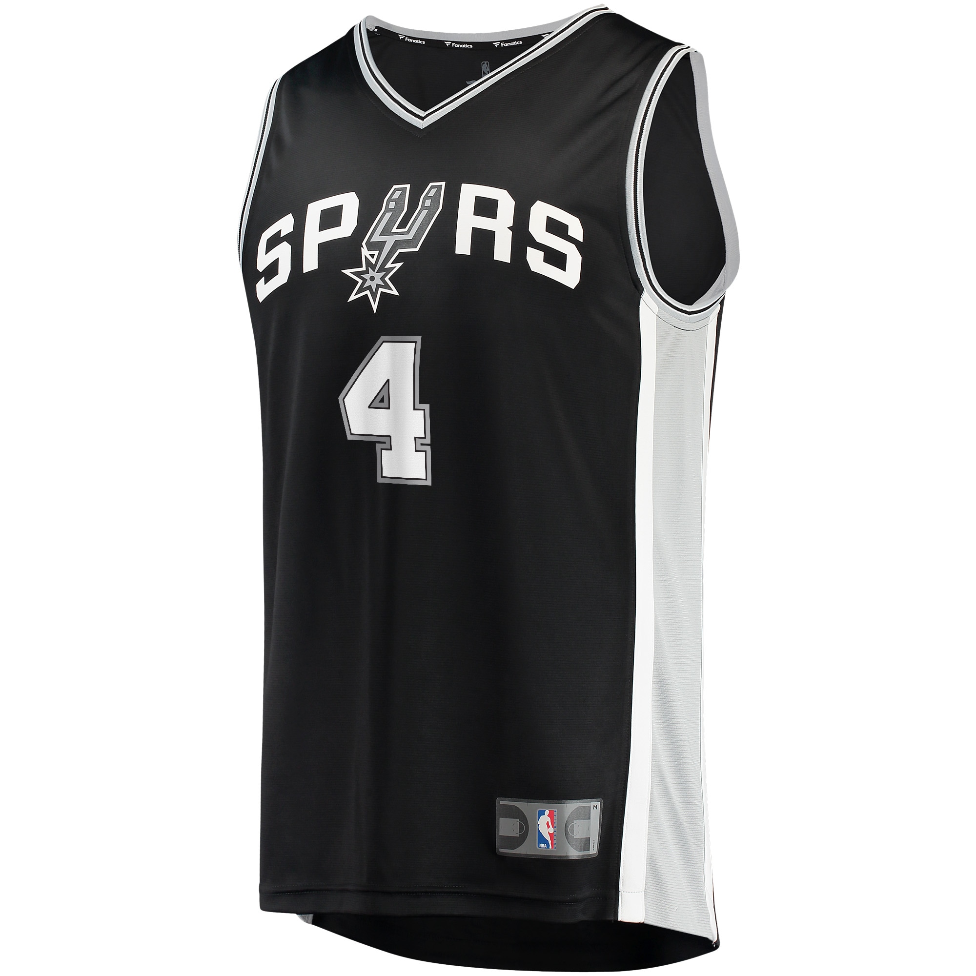 Devonte' Graham San Antonio Spurs Fanatics Branded Fast Break Player Jersey - Icon Edition - Black - vstockx