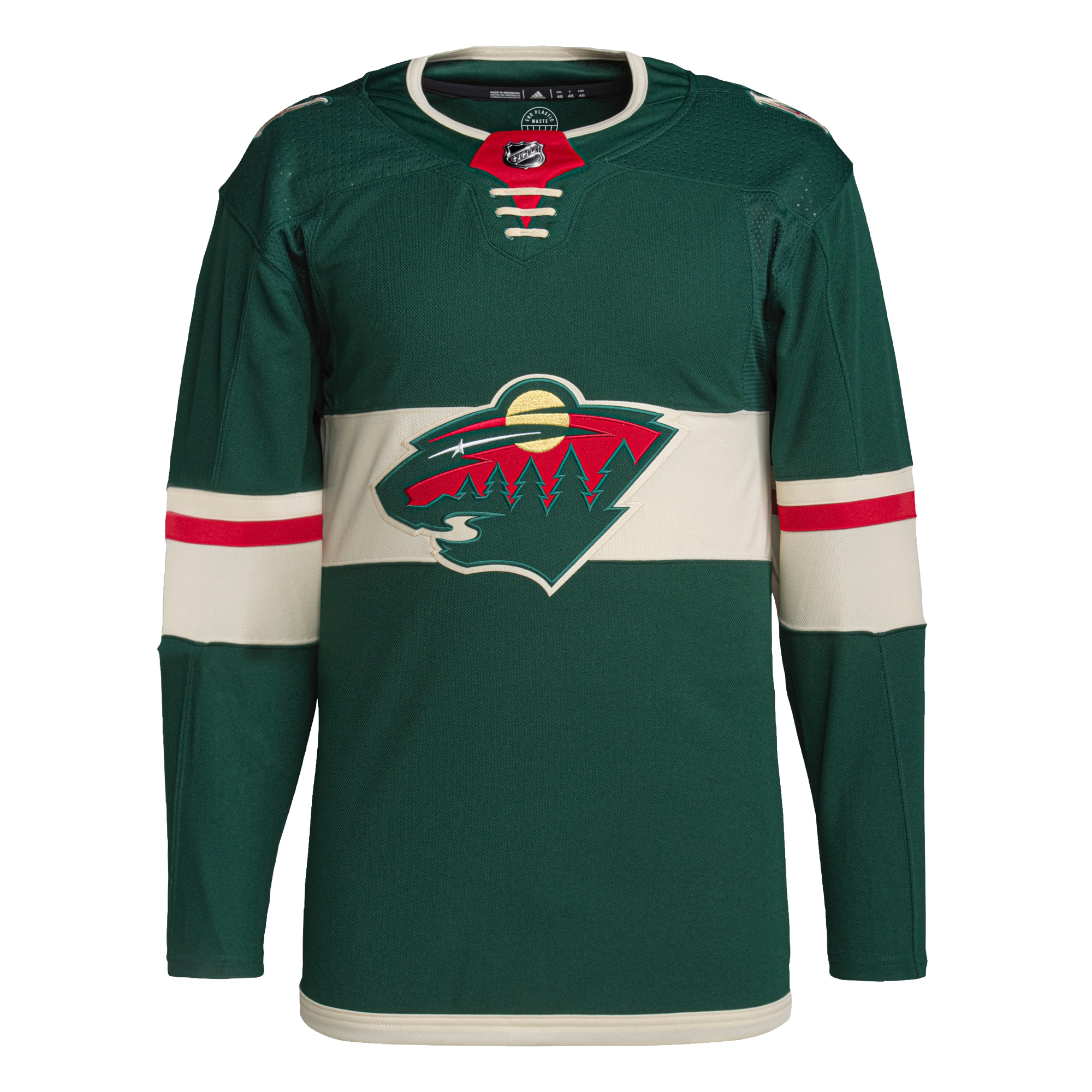 Minnesota Wild adidas Home Primegreen Authentic Pro Jersey - Green - vstockx