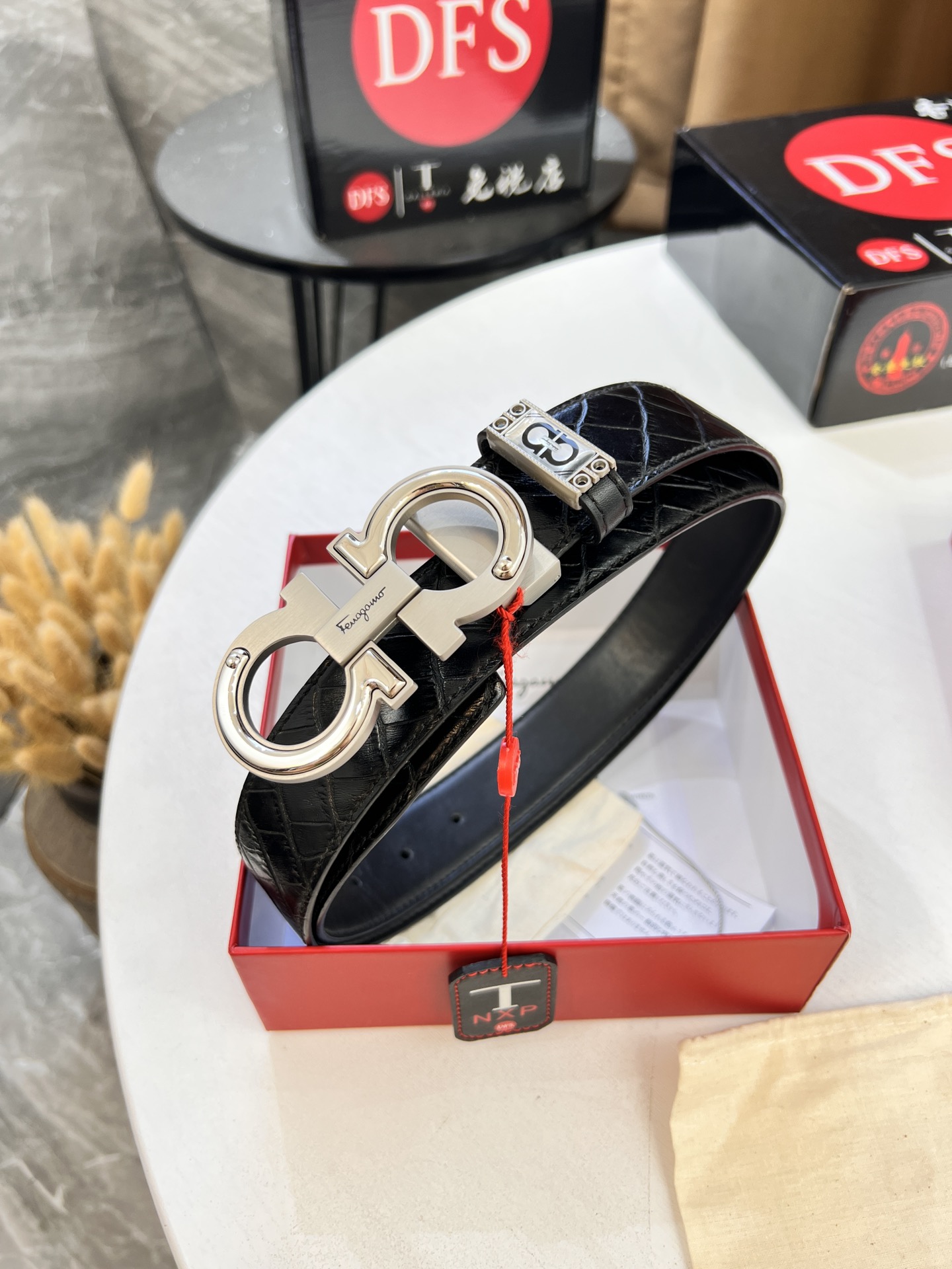 Streetwear Belt Ferragamo 320366 size:3.5cm - vstockx