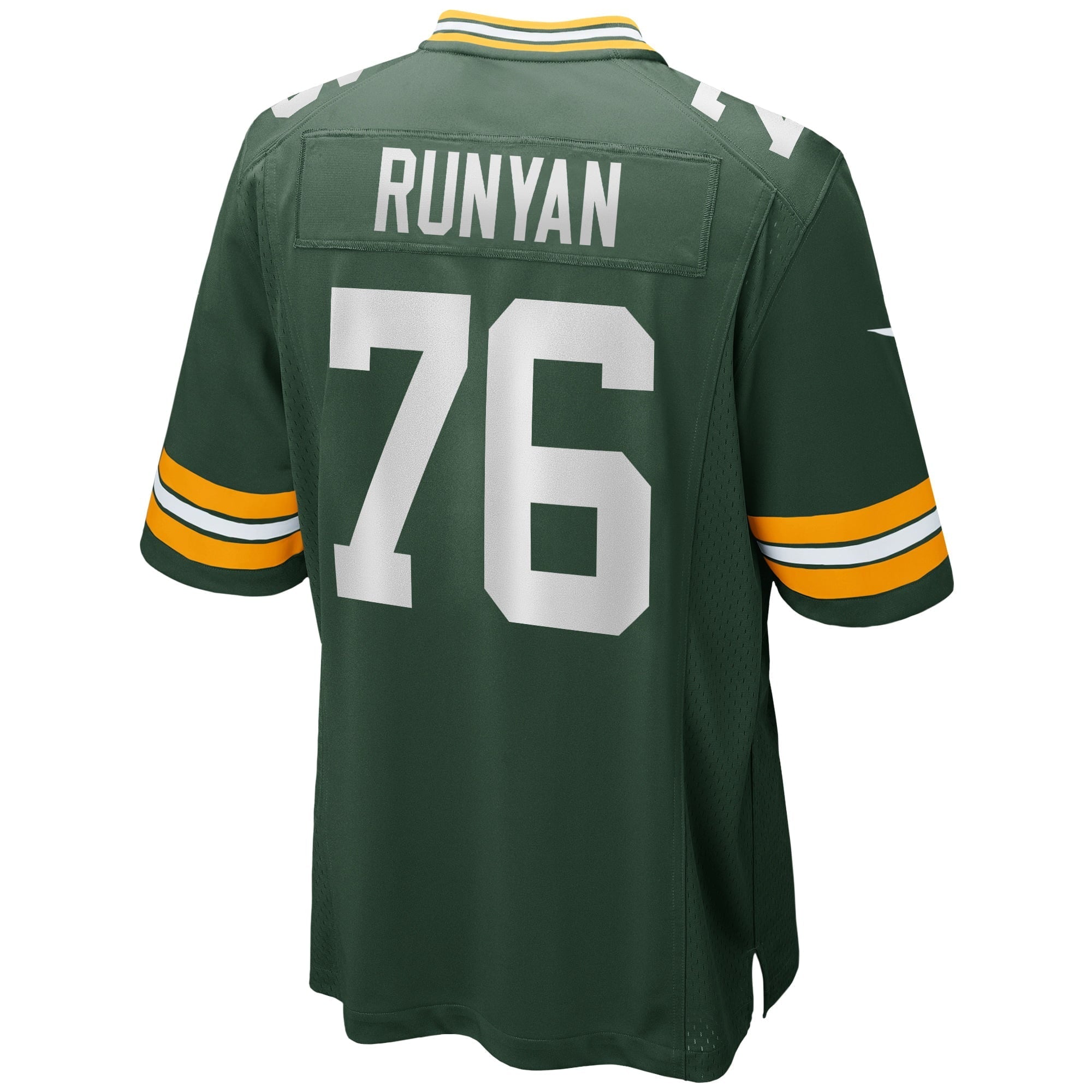Men's Nike Jon Runyan Green Green Bay Packers Player Game Jersey - vstockx