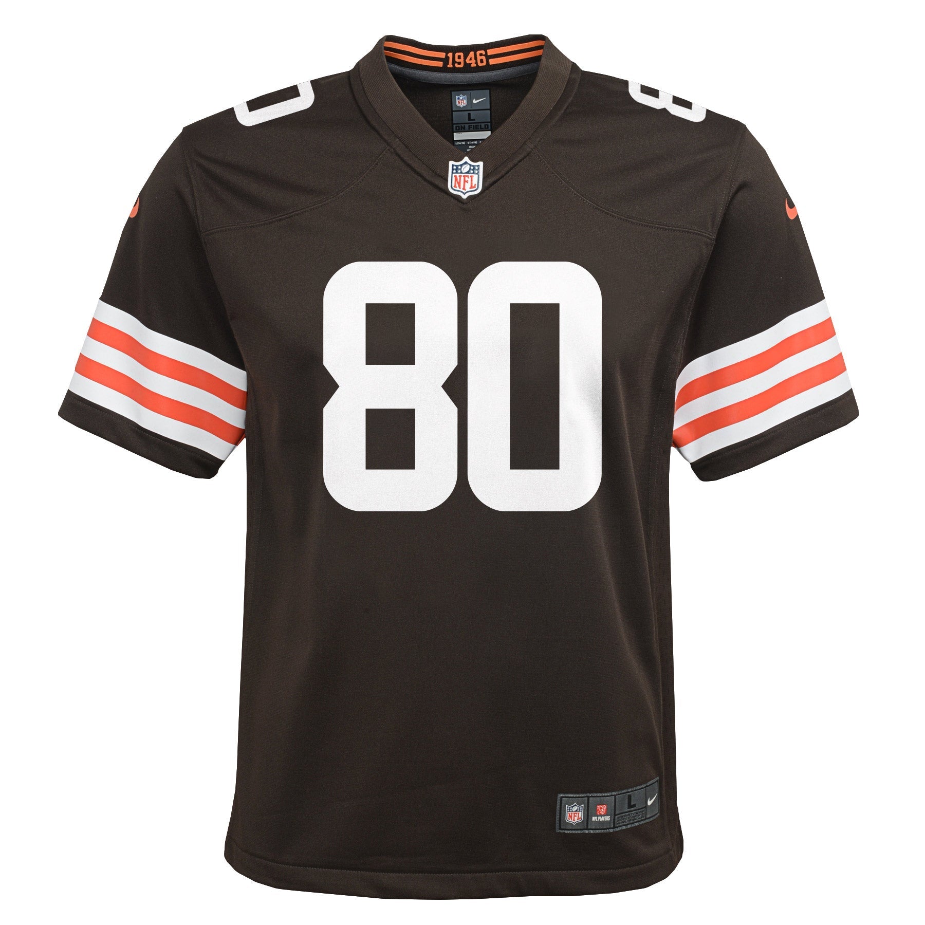 Youth Nike Jarvis Landry Brown Cleveland Browns Game Jersey - vstockx