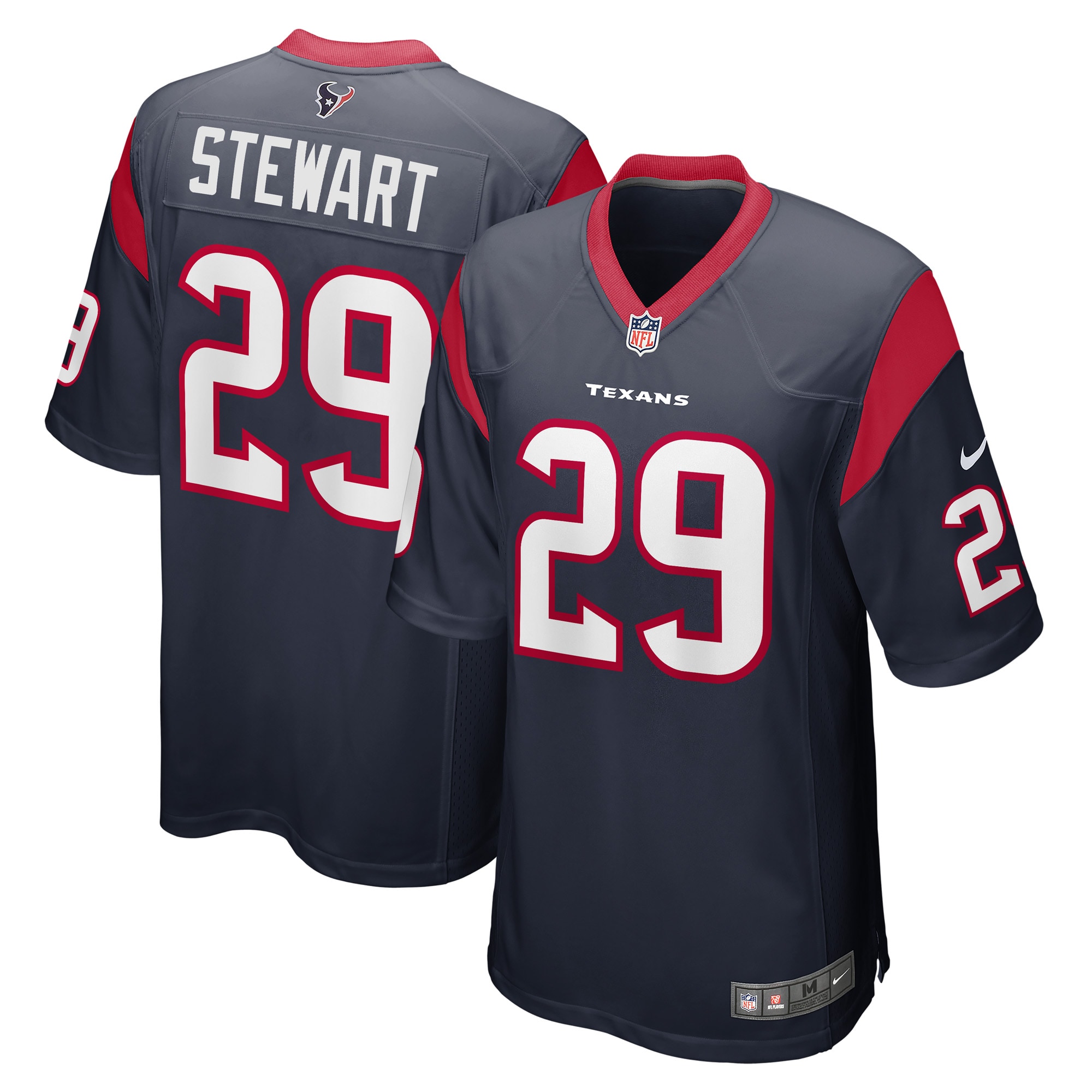 M.J. Stewart Houston Texans Nike Game Player Jersey - Navy - vstockx