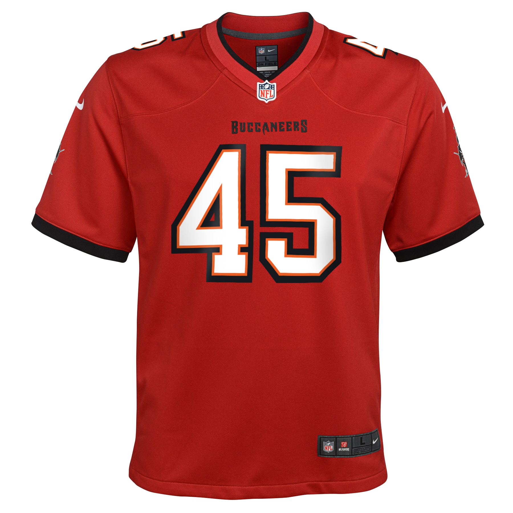 Devin White Tampa Bay Buccaneers Nike Youth Game Jersey - Red - vstockx