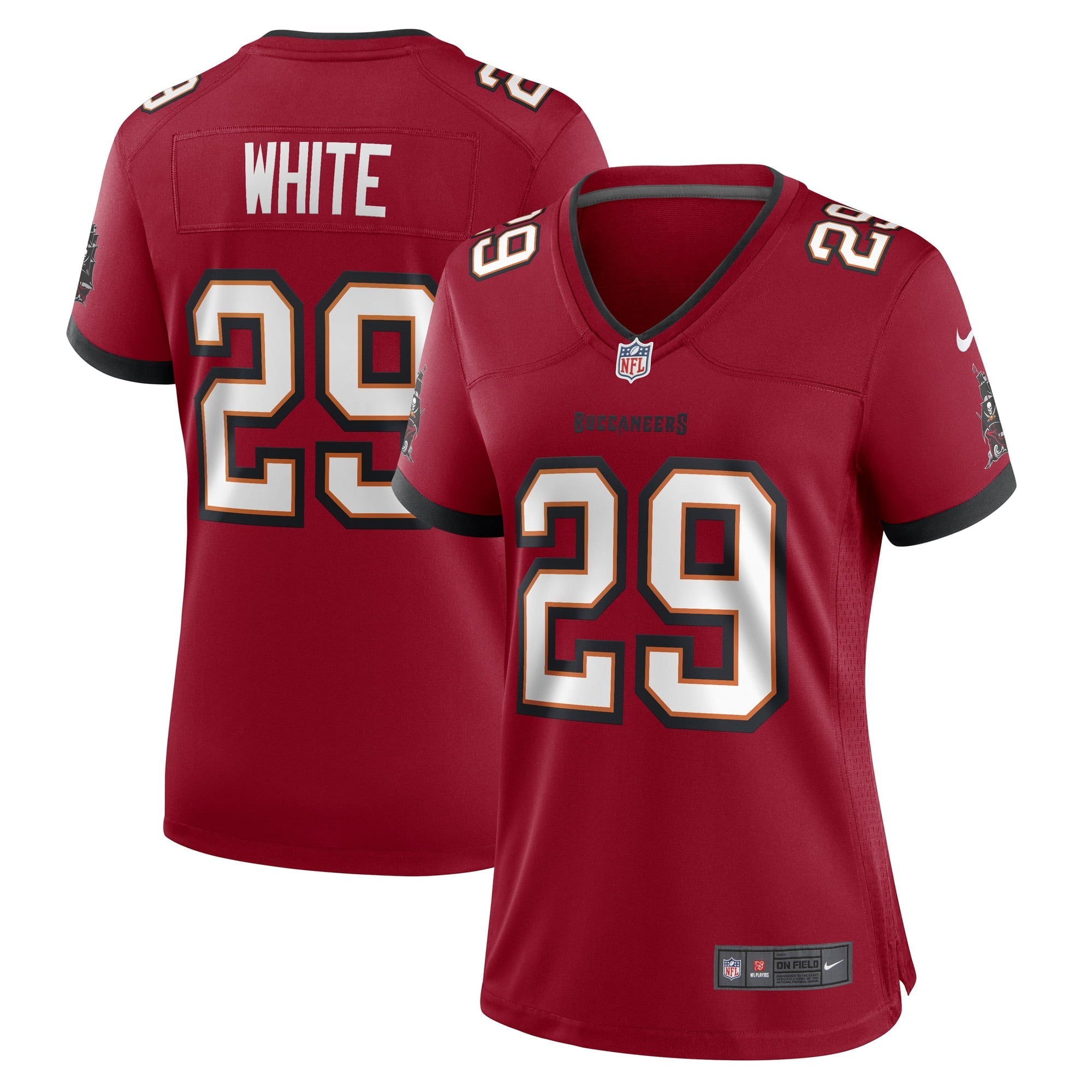 Women's Nike Rachaad White Red Tampa Bay Buccaneers Game Player Jersey - vstockx