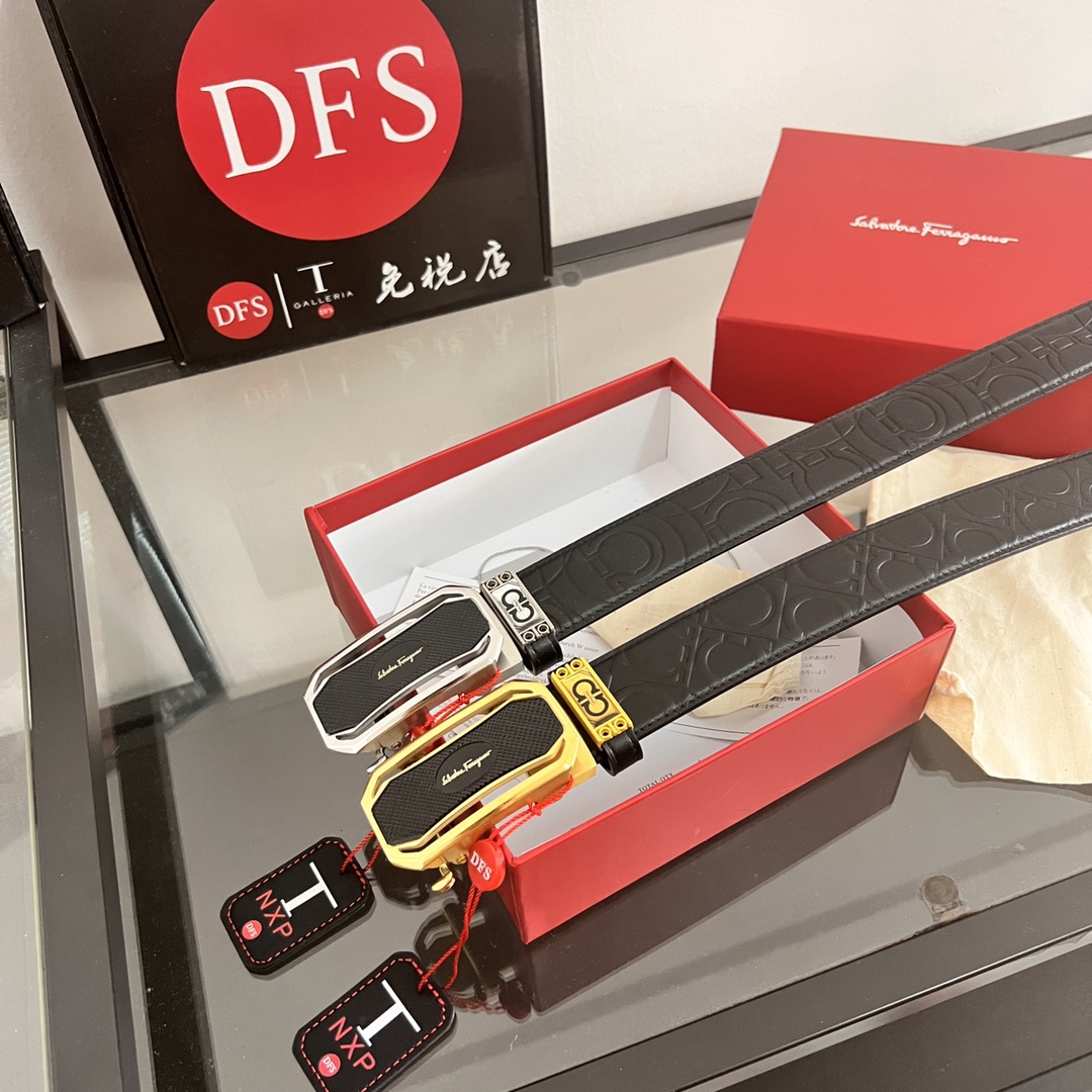 Streetwear Belt Ferragamo 320228 size:3.5cm - vstockx