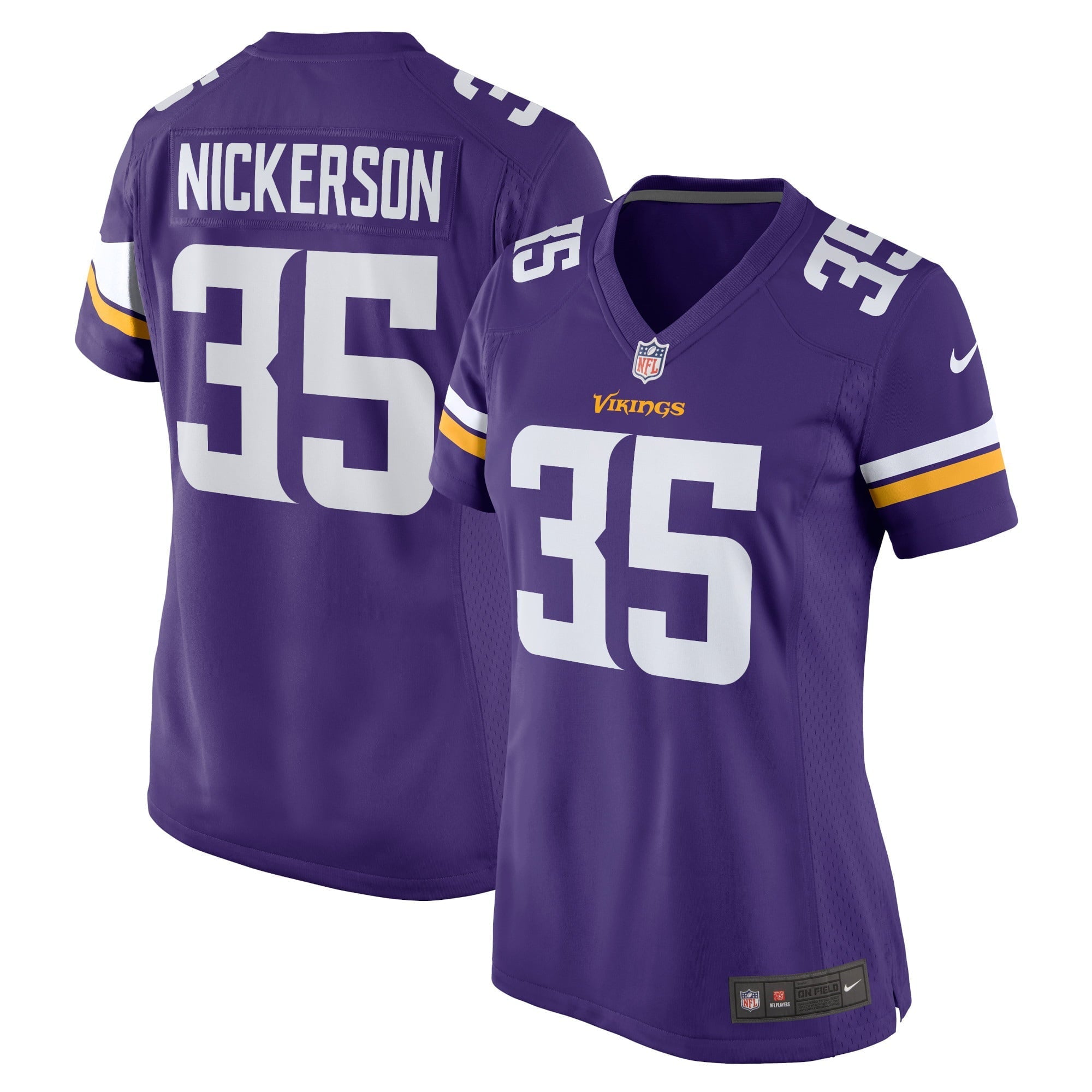 Women's Nike Parry Nickerson Purple Minnesota Vikings Home Game Player Jersey - vstockx