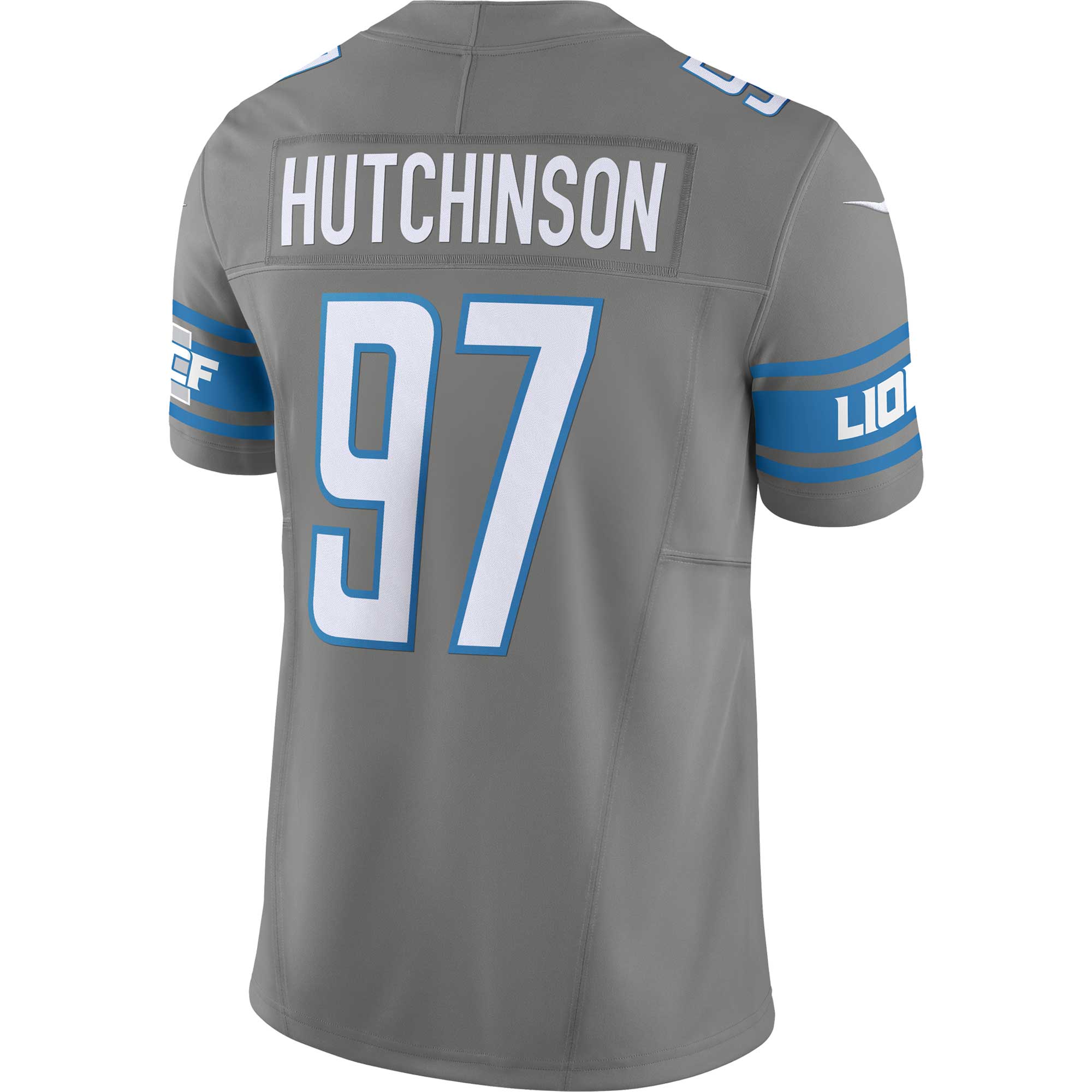 Aidan Hutchinson Detroit Lions Nike Vapor F.U.S.E. Limited Jersey - Silver - vstockx