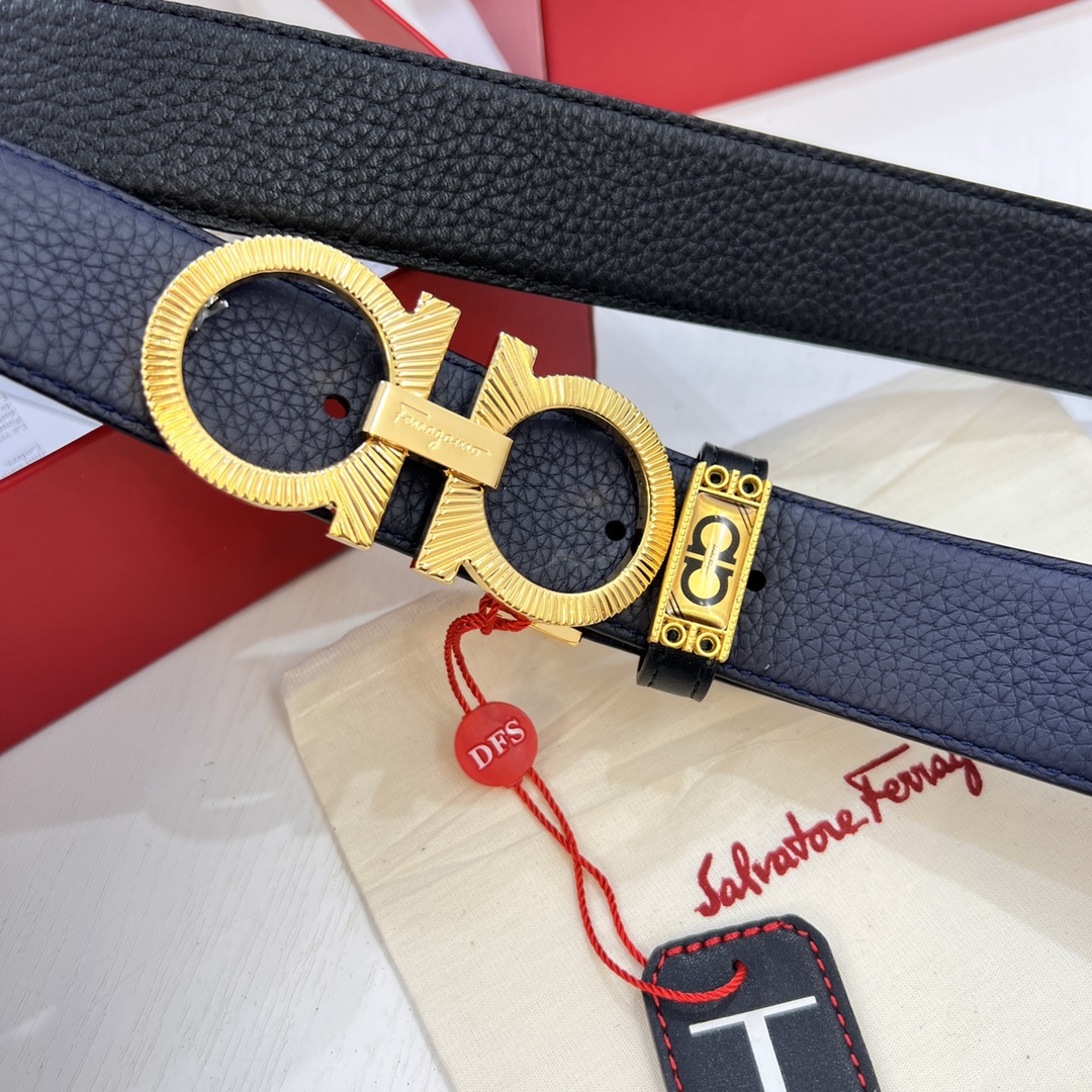 Streetwear Belt Ferragamo 319718 size:3.5cm - vstockx