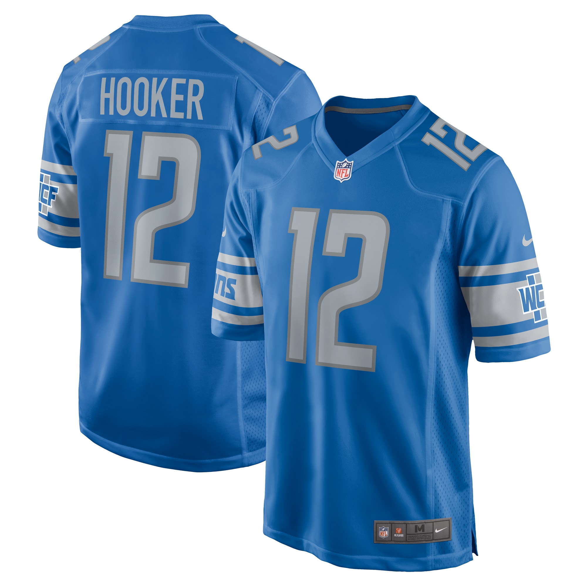 Hendon Hooker Detroit Lions Nike 2023 NFL Draft Pick Game Jersey - Blue - vstockx
