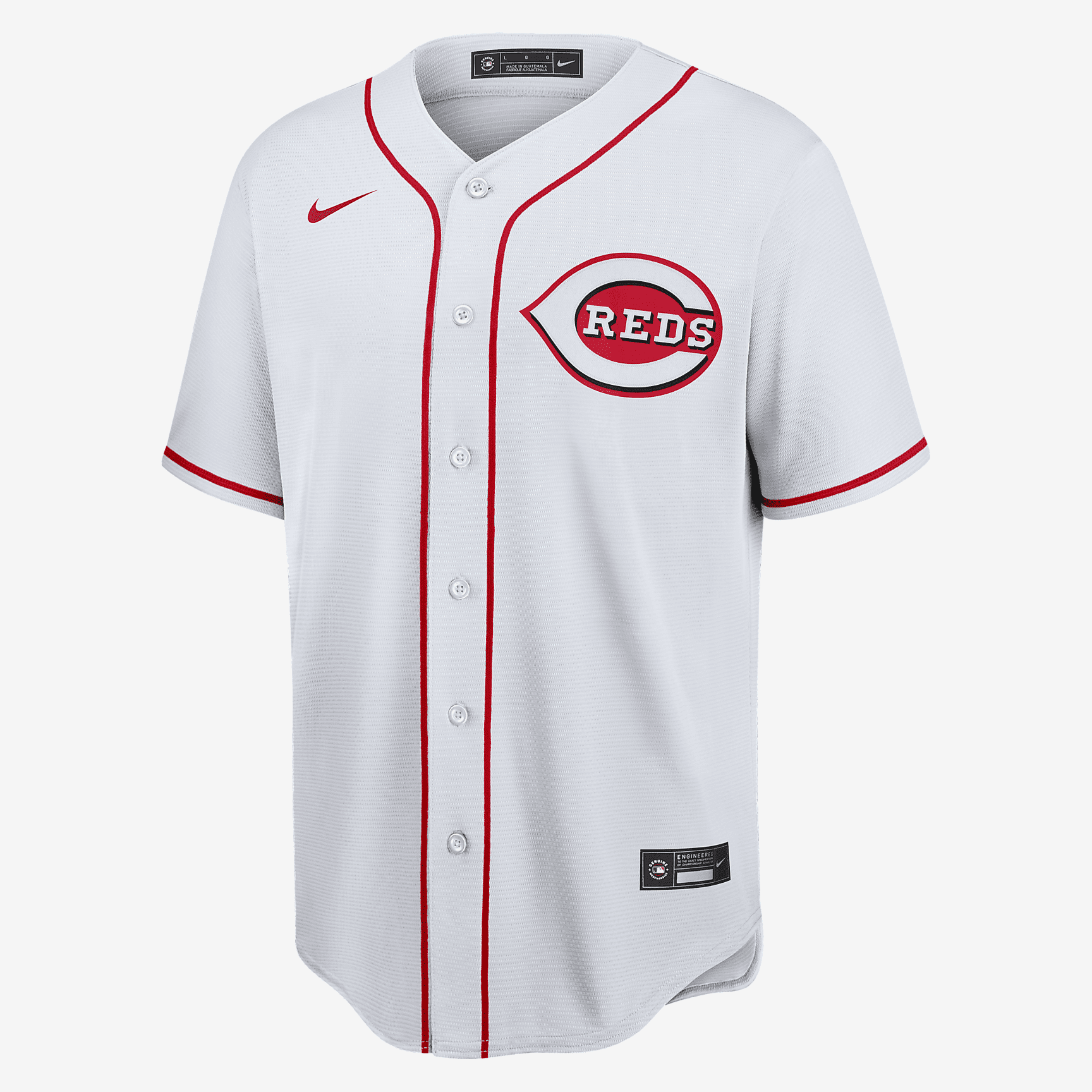 MLB Cincinnati Reds Men's Replica Baseball Jersey - White - vstockx