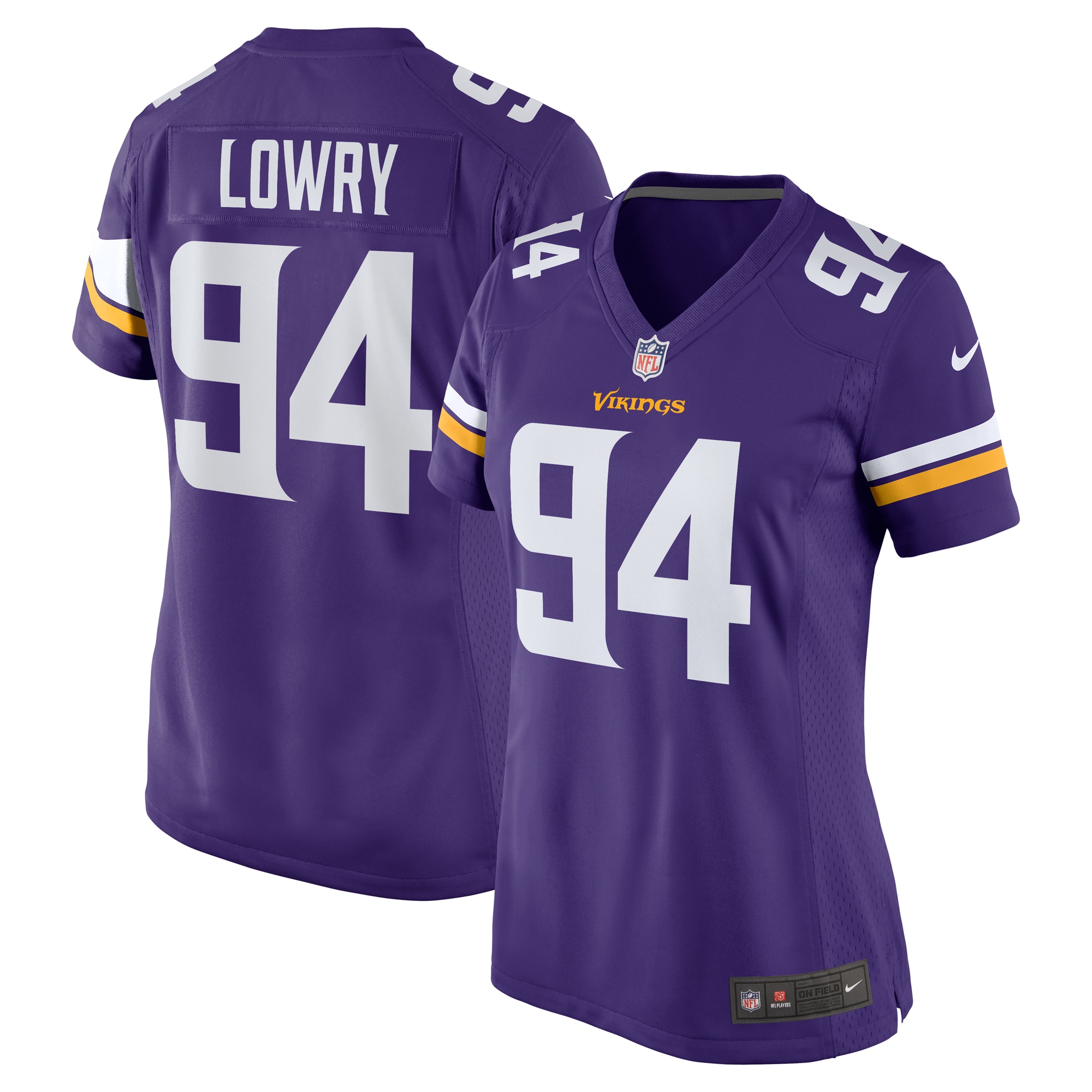 Dean Lowry Minnesota Vikings Nike Women's Game Player Jersey - Purple - vstockx