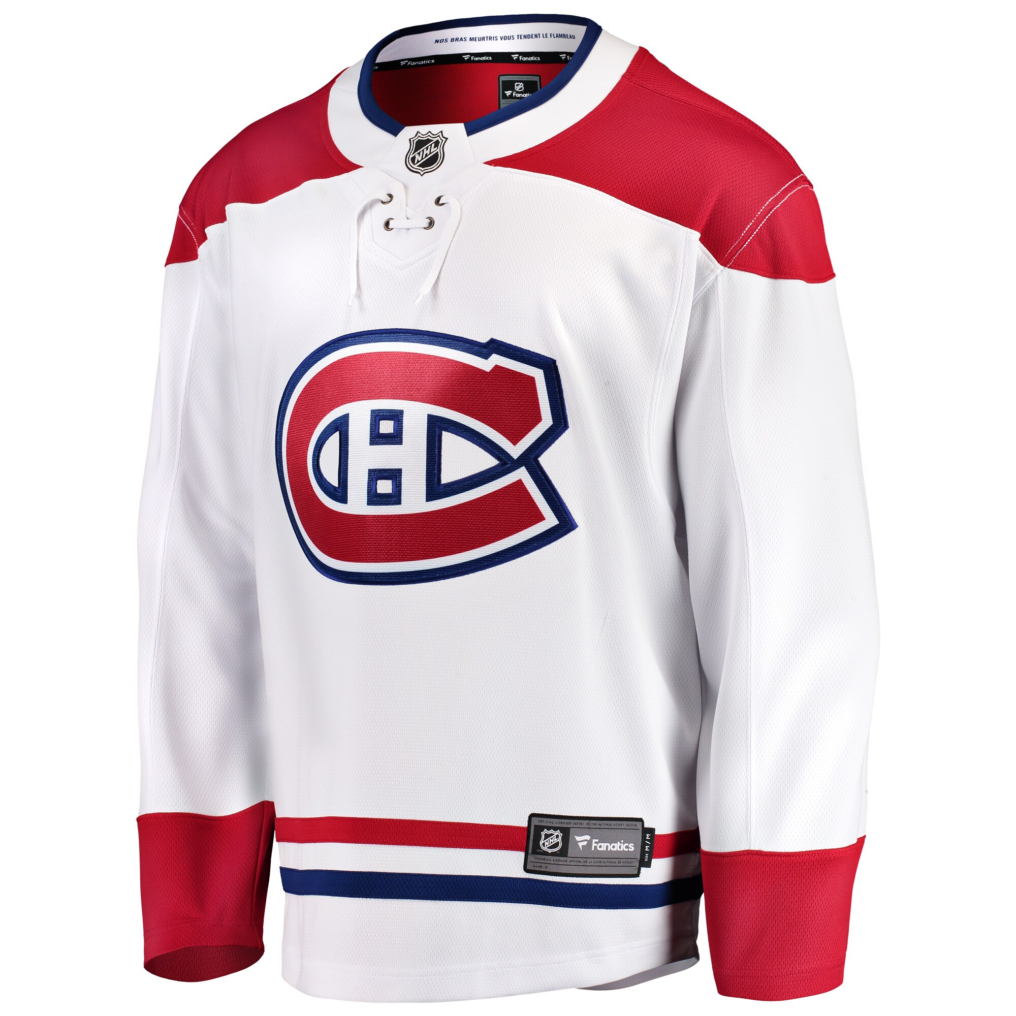 Montreal Canadiens Fanatics Branded Breakaway Away Jersey - White - vstockx