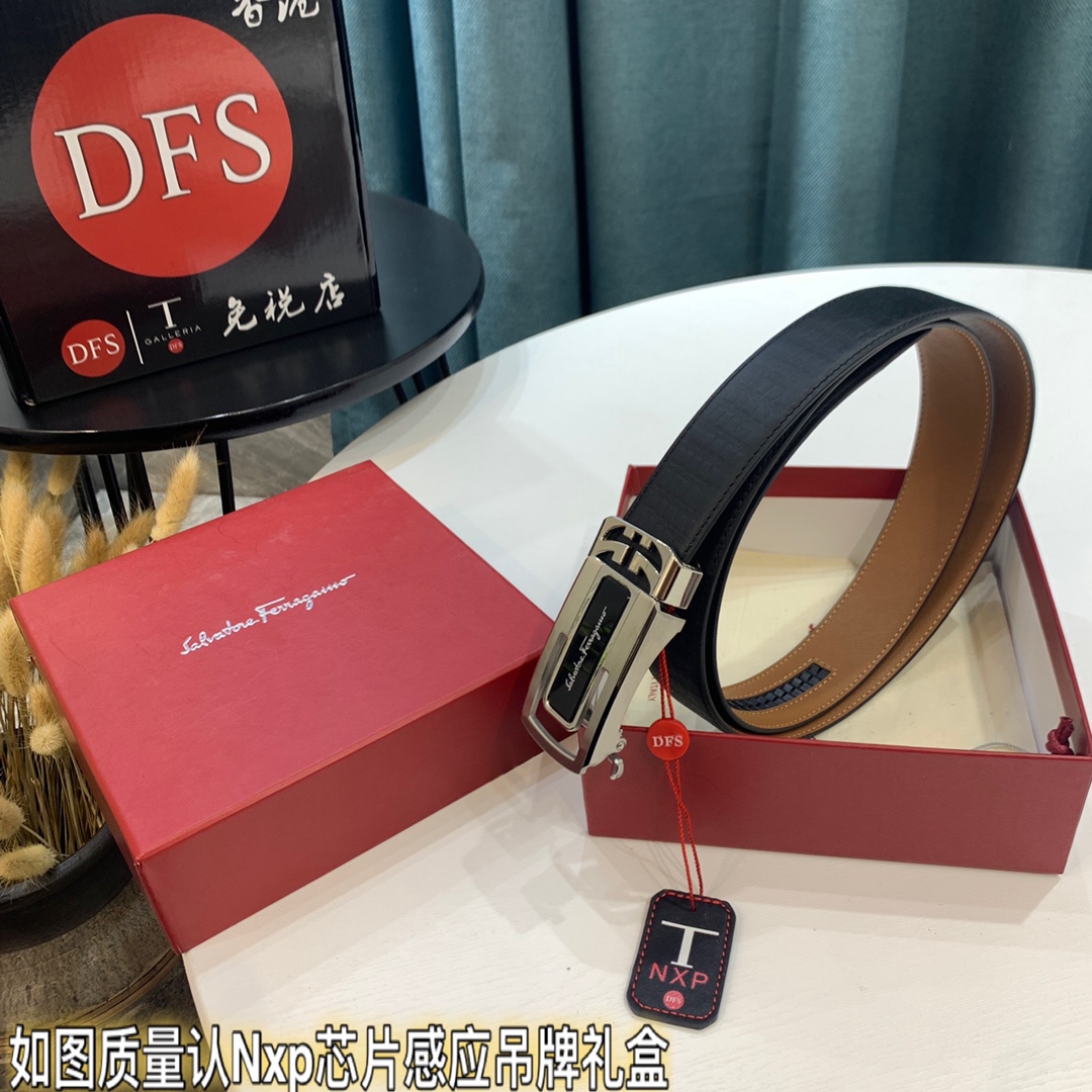 Streetwear Belt Ferragamo 319509 size:3.5cm - vstockx