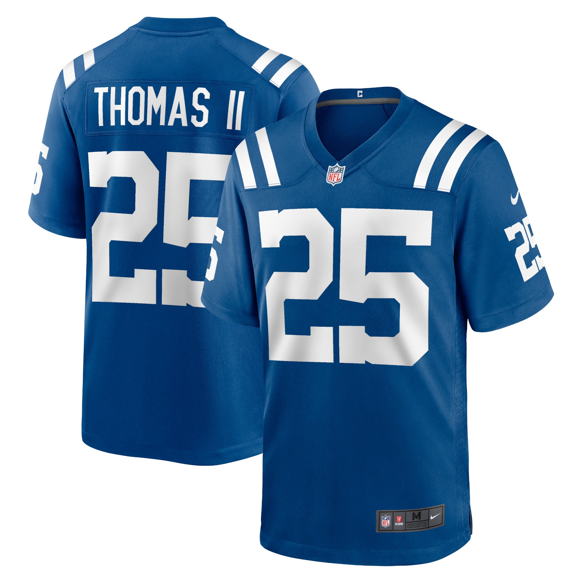 Rodney Thomas II Indianapolis Colts Nike Game Player Jersey - Royal - vstockx