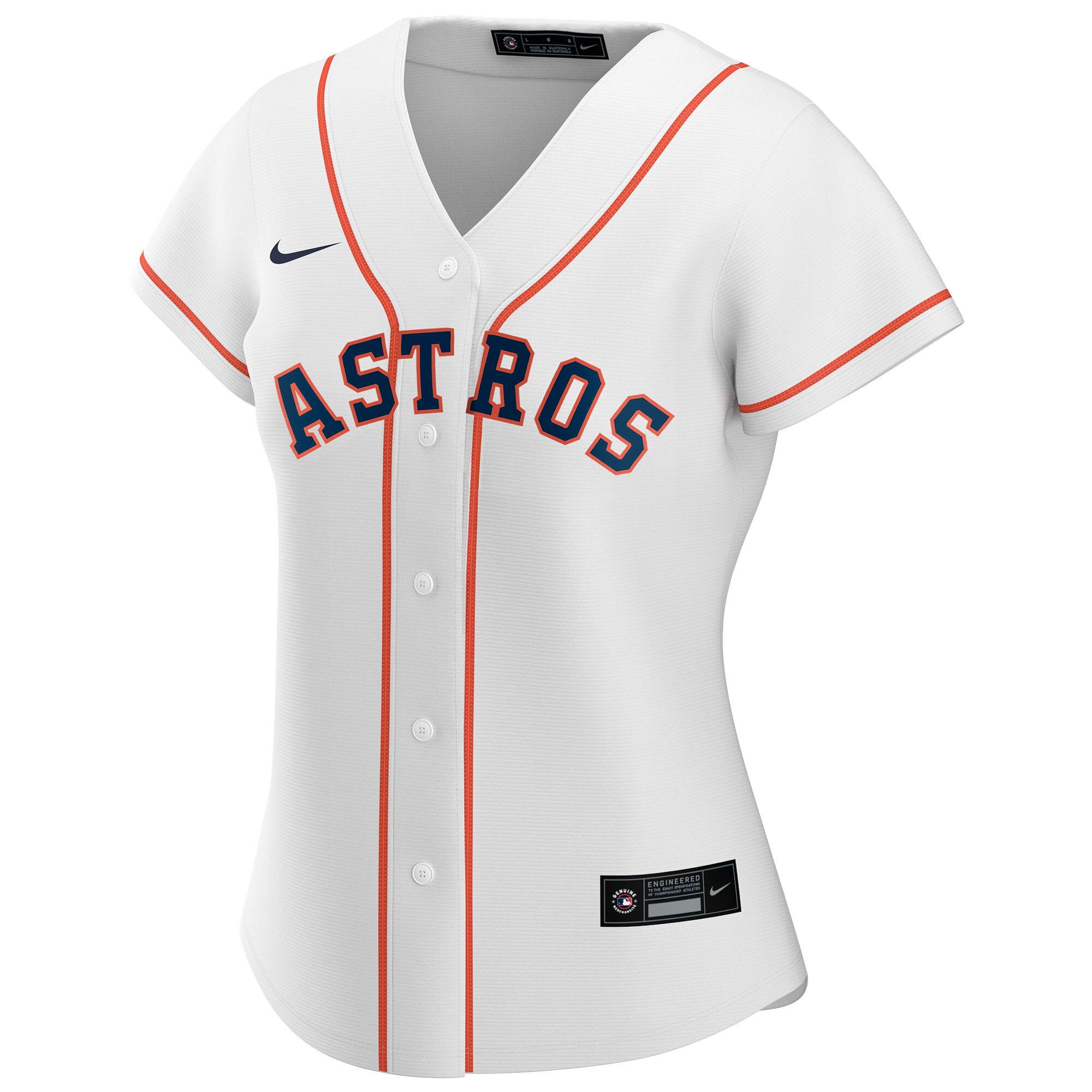 Houston Astros Nike Women's Home Replica Custom Jersey - White - vstockx