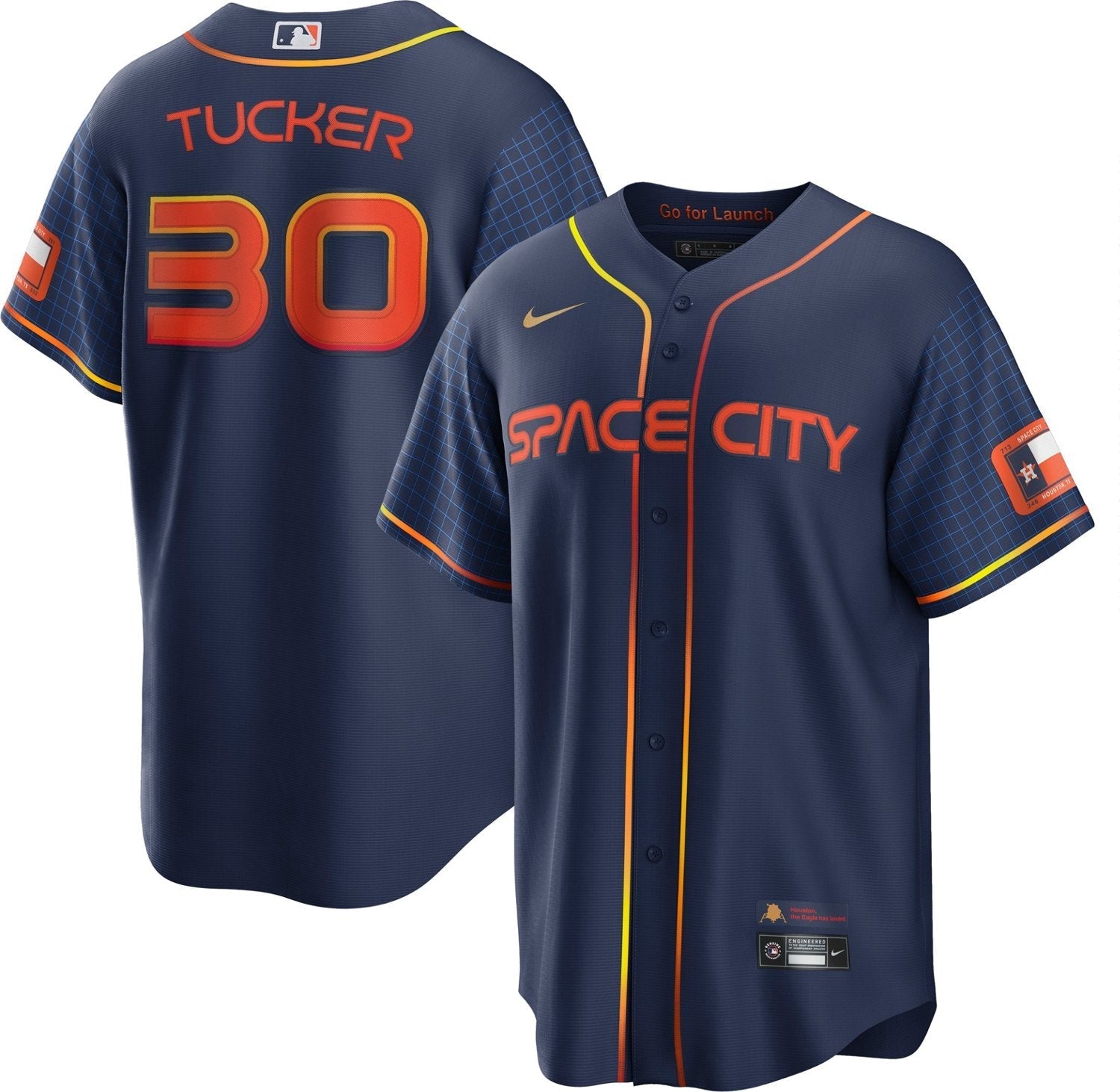 Nike Men's Houston Astros Kyle Tucker #30 City Connect Replica Jersey - vstockx