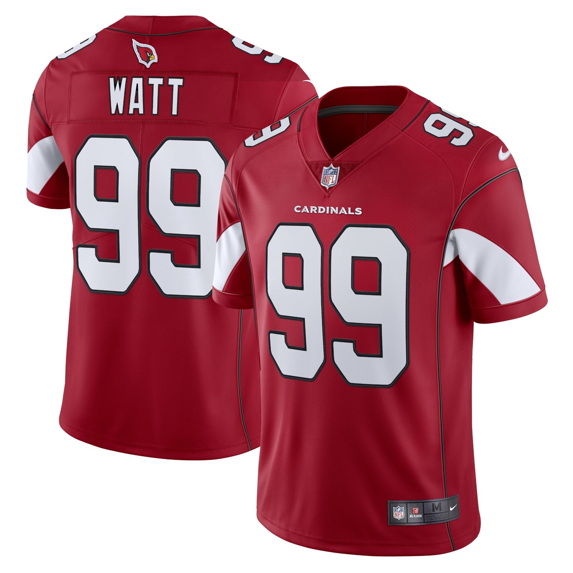 Men's Nike J.J. Watt Cardinal Arizona Cardinals Vapor Limited Jersey - vstockx