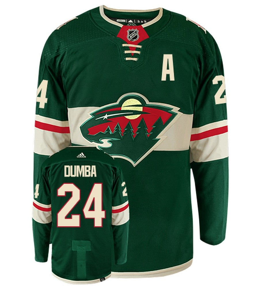 Matt Dumba Minnesota Wild Adidas Primegreen Authentic NHL Hockey Jersey - vstockx