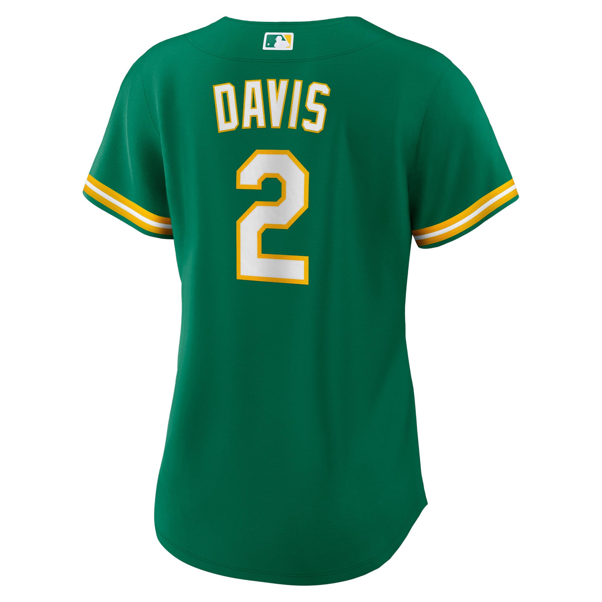 Khris Davis Oakland Athletics Nike Women's Alternate Replica Player Jersey - Green - vstockx