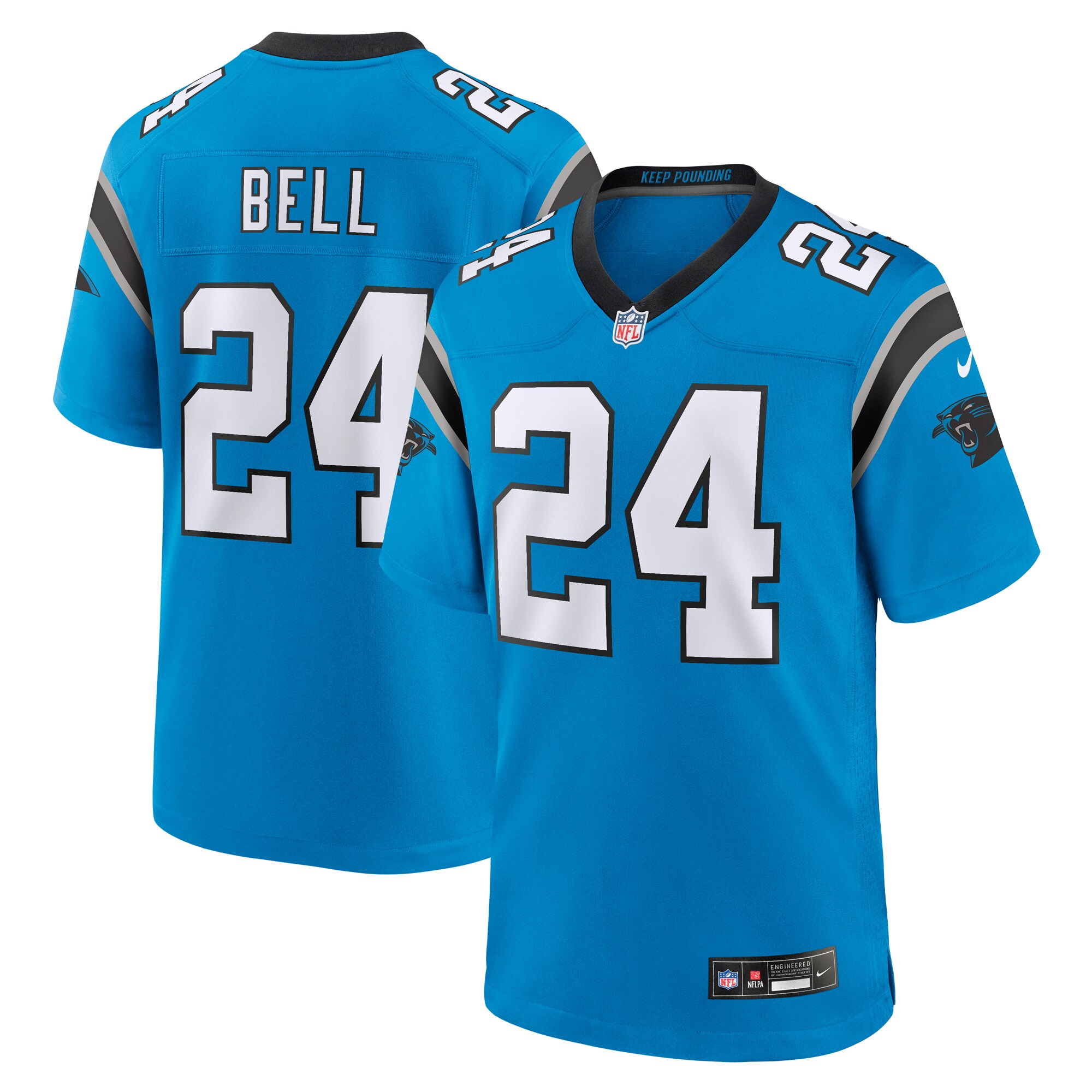 Vonn Bell Carolina Panthers Nike Alternate Game Jersey - Blue - vstockx