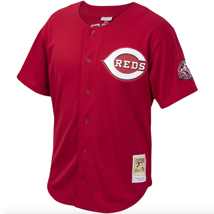 Men's Cincinnati Reds Ken Griffey Jr. Mitchell & Ness Red Cooperstown Collection Batting Practice Jersey - vstockx