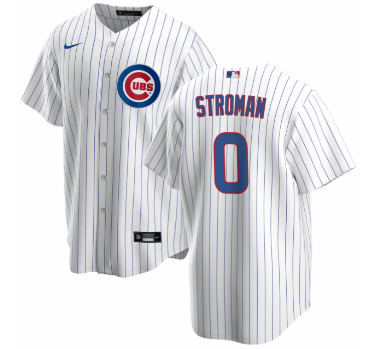 Men's Chicago Cubs Marcus Stroman White Home Premium Stitch Replica Jersey - vstockx