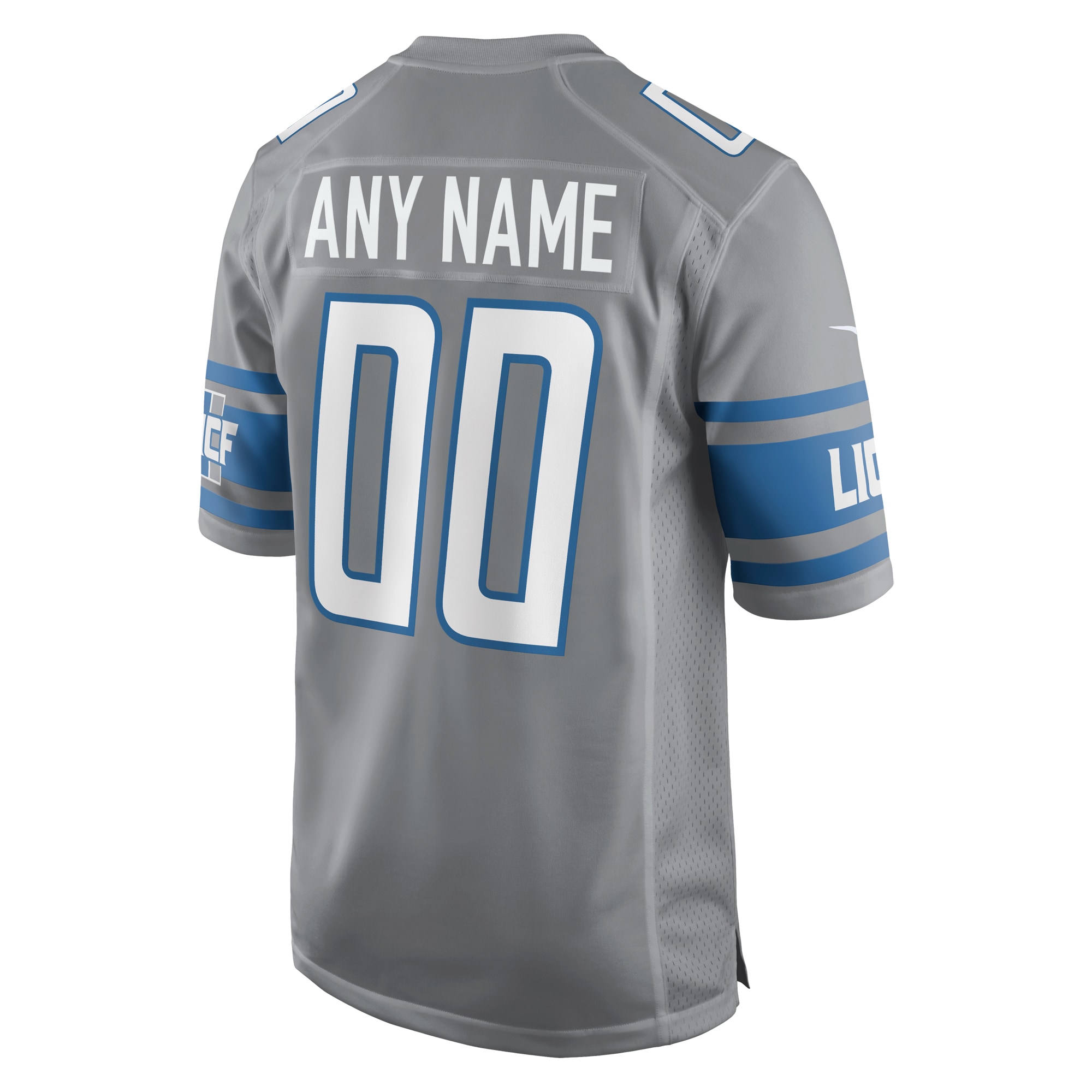 Detroit Lions Nike Alternate Custom Game Jersey - Gray - vstockx
