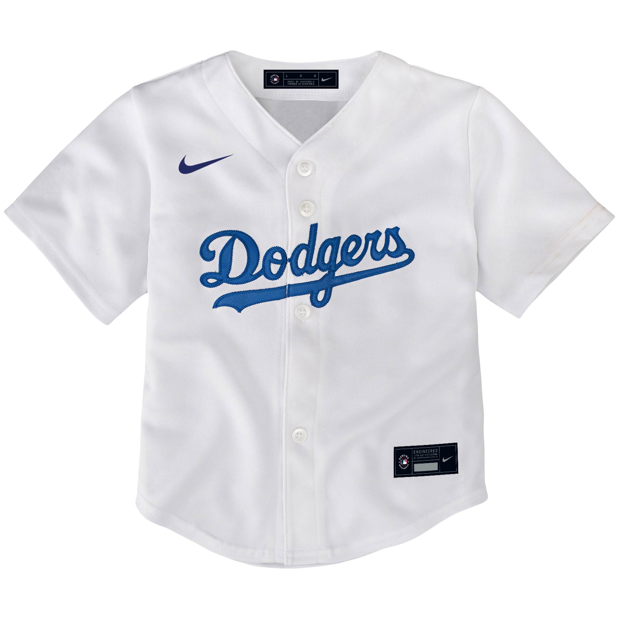 Los Angeles Dodgers Nike Toddler Home Replica Team Jersey - White - vstockx