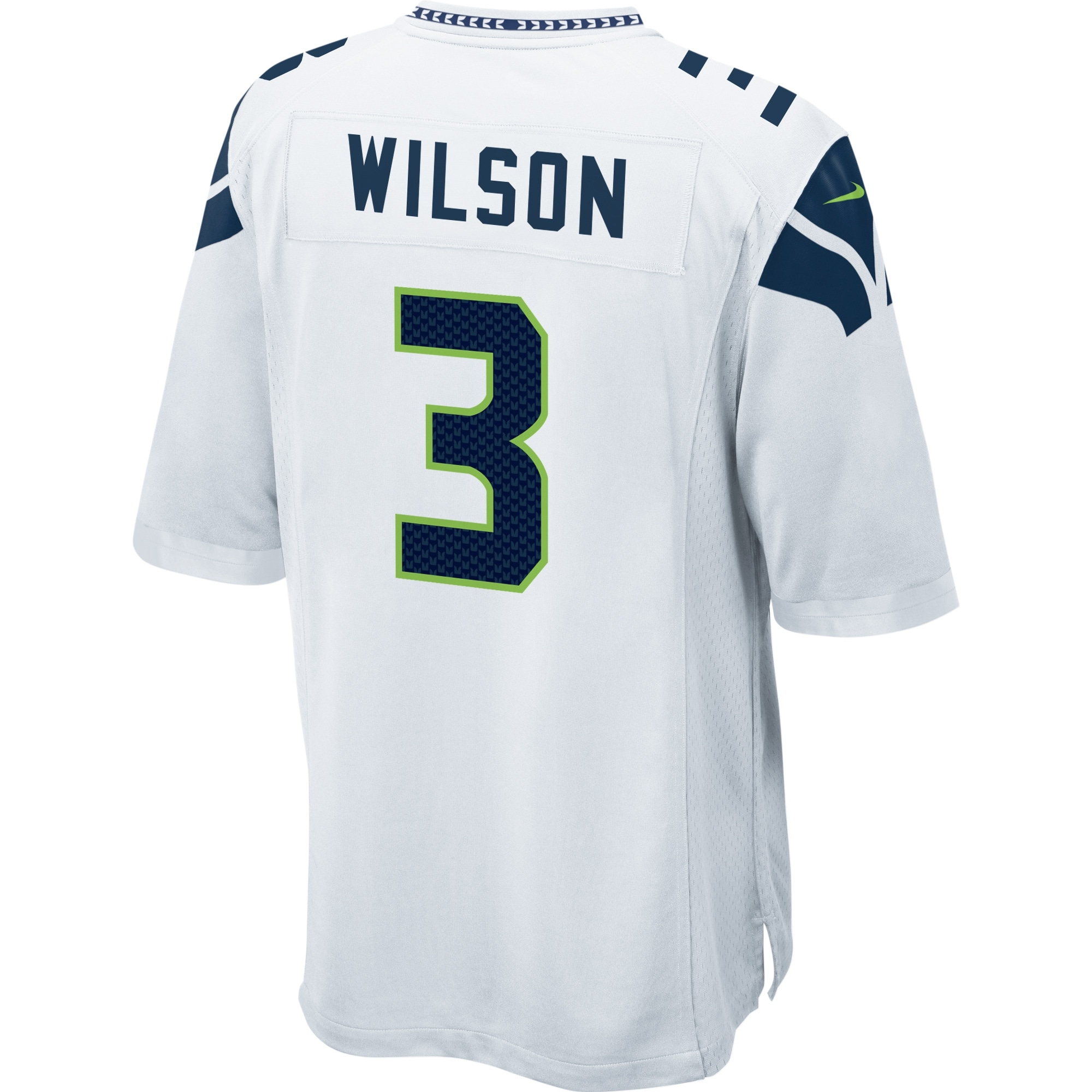 Russell Wilson Seattle Seahawks Nike Game Jersey - White - vstockx