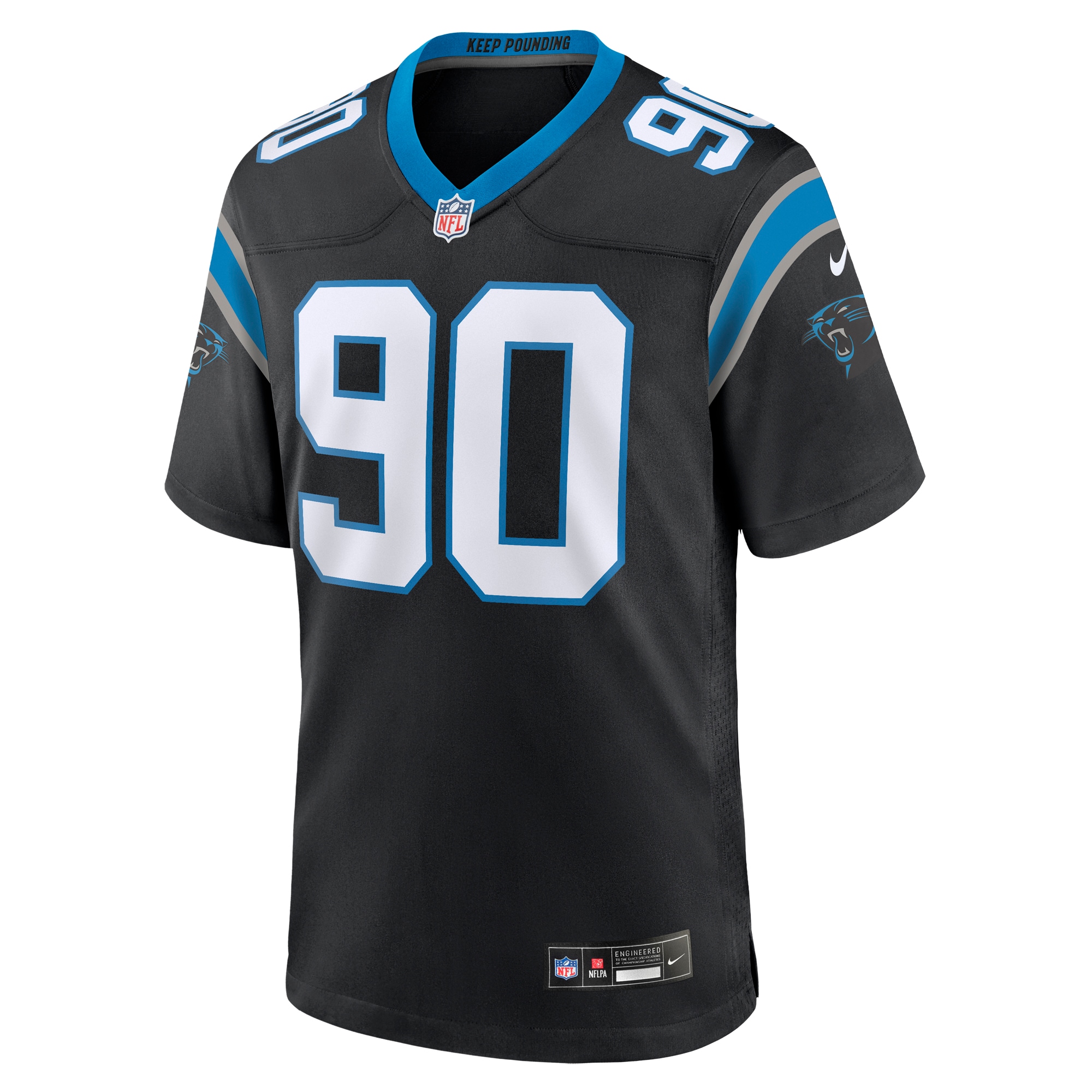 Amare Barno Carolina Panthers Nike Team Game Jersey - Black - vstockx