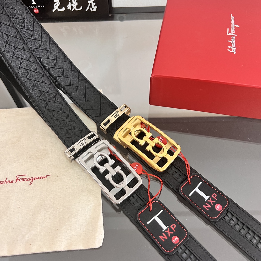 Streetwear Belt Ferragamo 320238 size:3.5cm - vstockx
