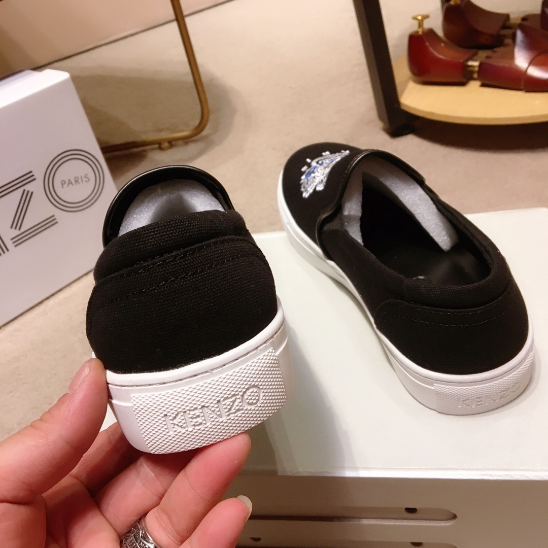 Kenzo K-SKATE Tiger canvas slip-on sneakers 19 - vstockx