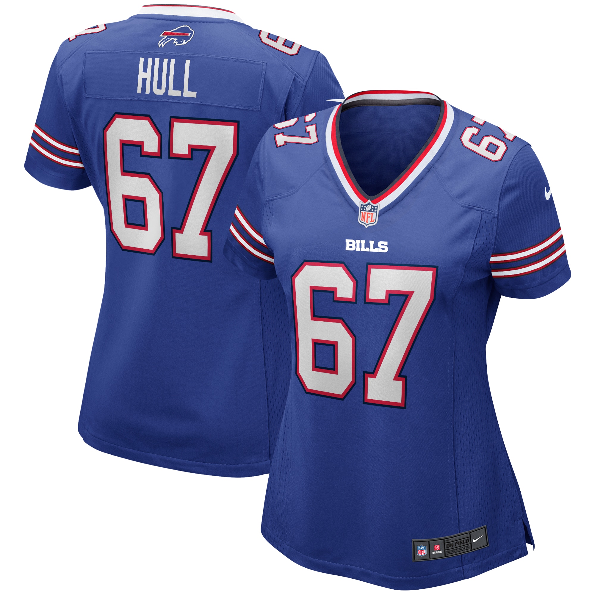 Kent Hull Buffalo Bills Nike Women's Game Retired Player Jersey - Royal - vstockx