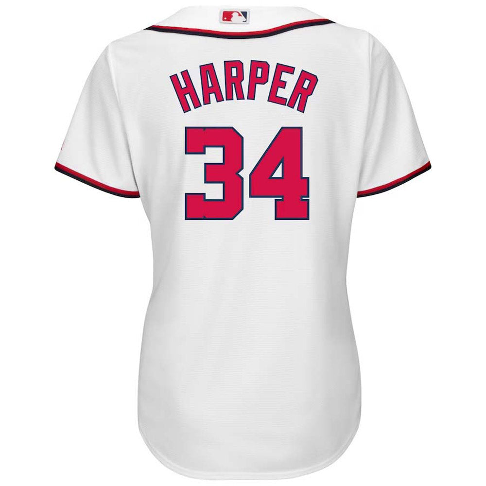 Women's Washington Nationals Bryce Harper Replica Home Jersey - White - vstockx