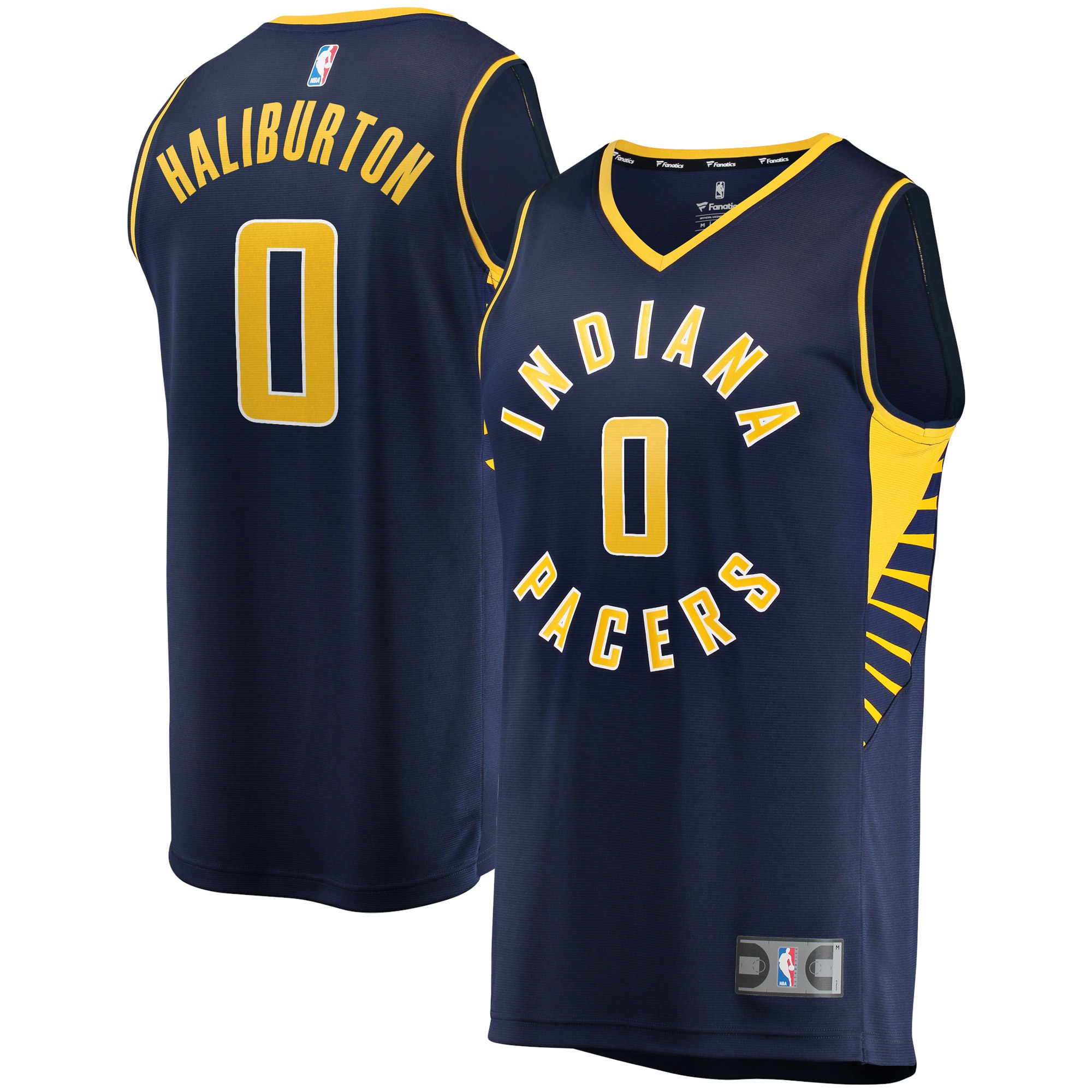 Tyrese Haliburton Indiana Pacers Fanatics Branded Fast Break Replica Jersey - Icon Edition - Navy - vstockx