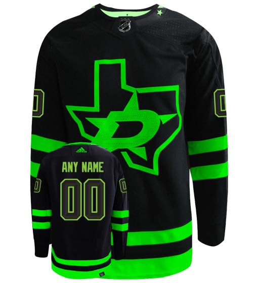 Customizable Dallas Stars Adidas Primegreen Authentic NHL Hockey Jersey - vstockx