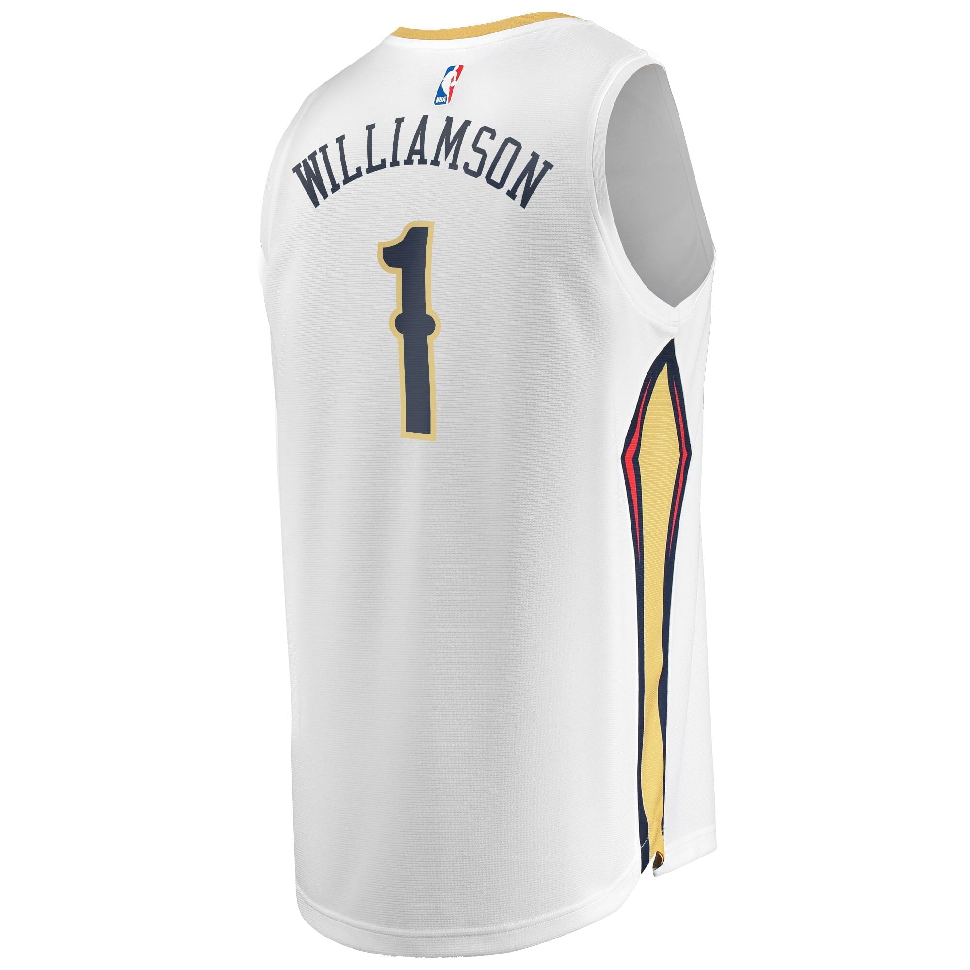 Men's Fanatics Branded Zion Williamson White New Orleans Pelicans Replica Fast Break Jersey - Association Edition - vstockx