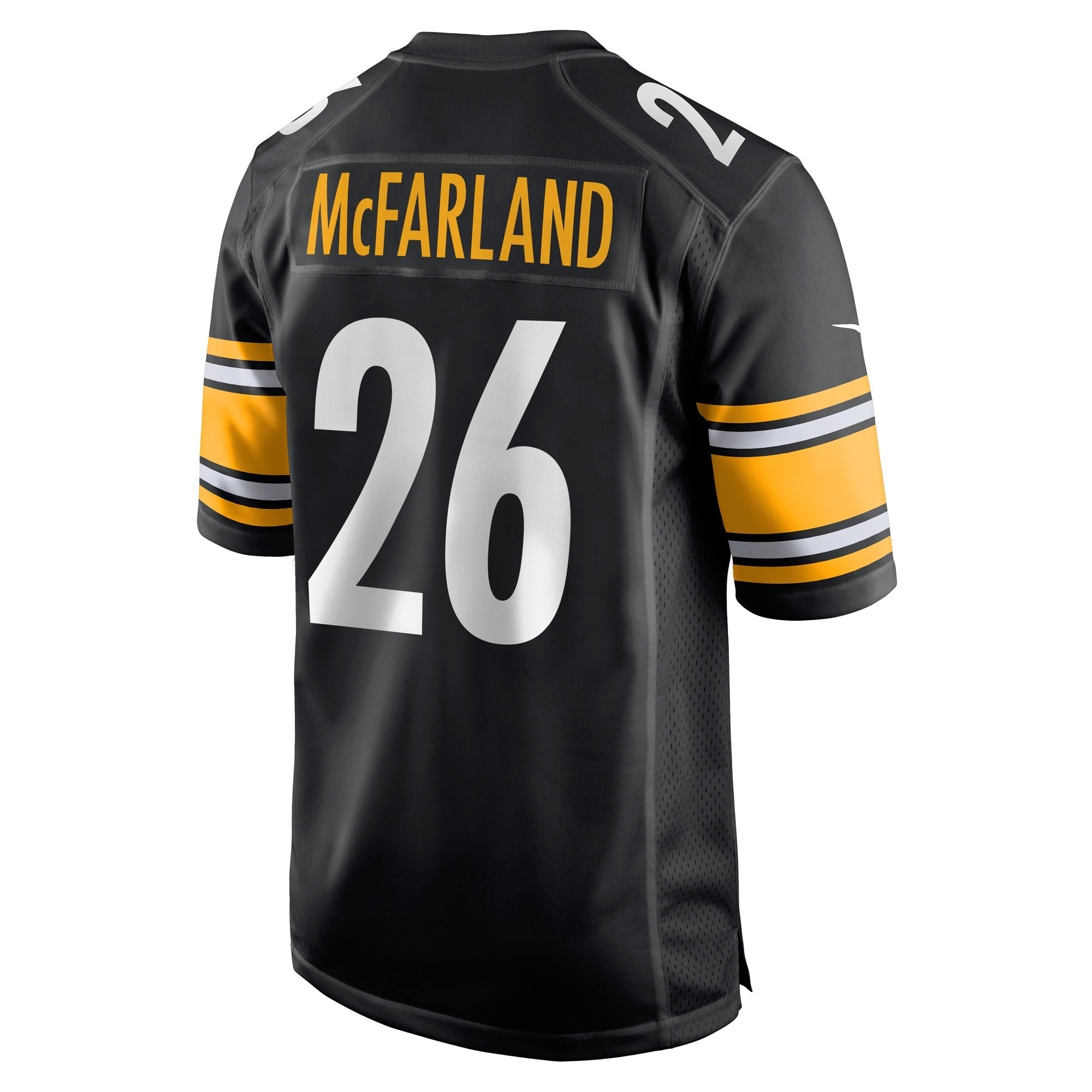 Men's Nike Anthony McFarland Jr. Black Pittsburgh Steelers Game Player Jersey - vstockx