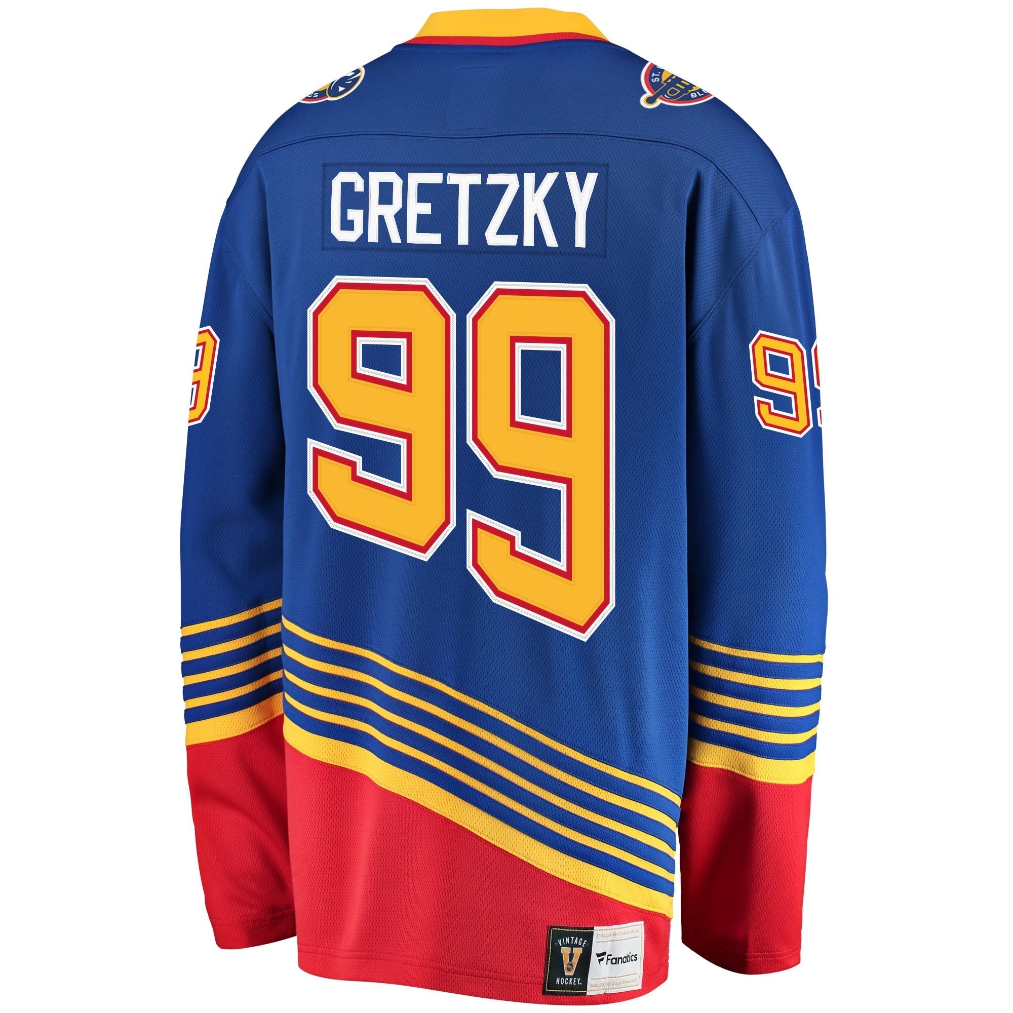 Men's Fanatics Branded Wayne Gretzky Blue St. Louis Blues Premier Breakaway Retired Player Jersey - vstockx