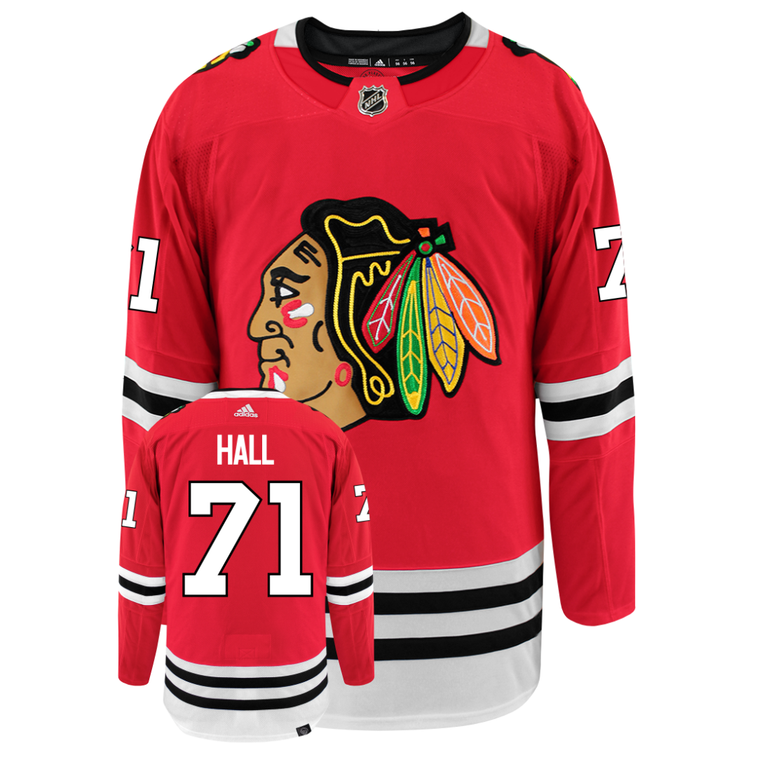 Taylor Hall Chicago Blackhawks Adidas Primegreen Authentic NHL Hockey Jersey - vstockx
