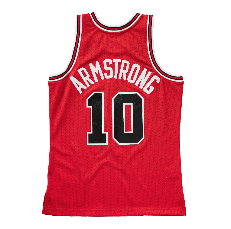 Mens Chicago Bulls B.J. Armstrong Mitchell & Ness Red 1990-91 Hardwood Classics Swingman Jersey - vstockx