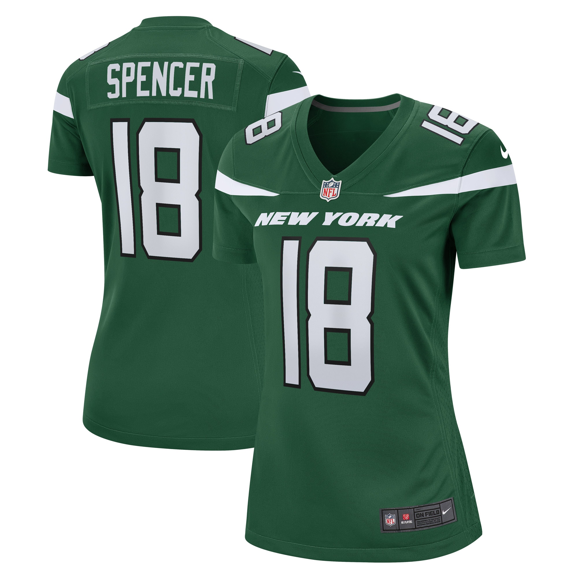 Diontae Spencer New York Jets Nike Women's Game Player Jersey - Gotham Green - vstockx