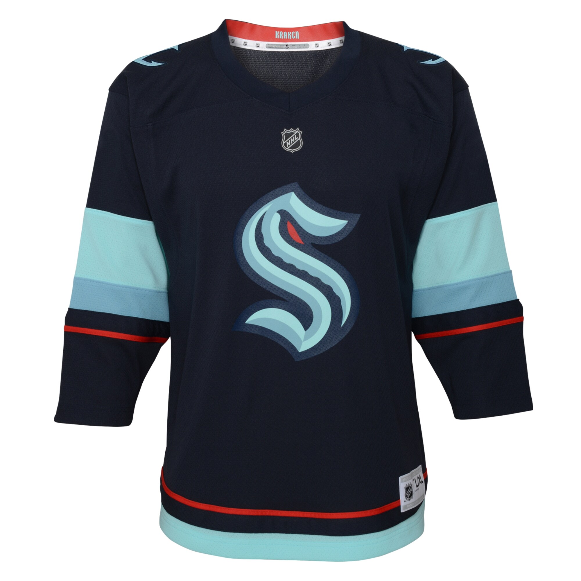 Philipp Grubauer Seattle Kraken Toddler Home Replica Player Jersey - Deep Sea Blue - vstockx