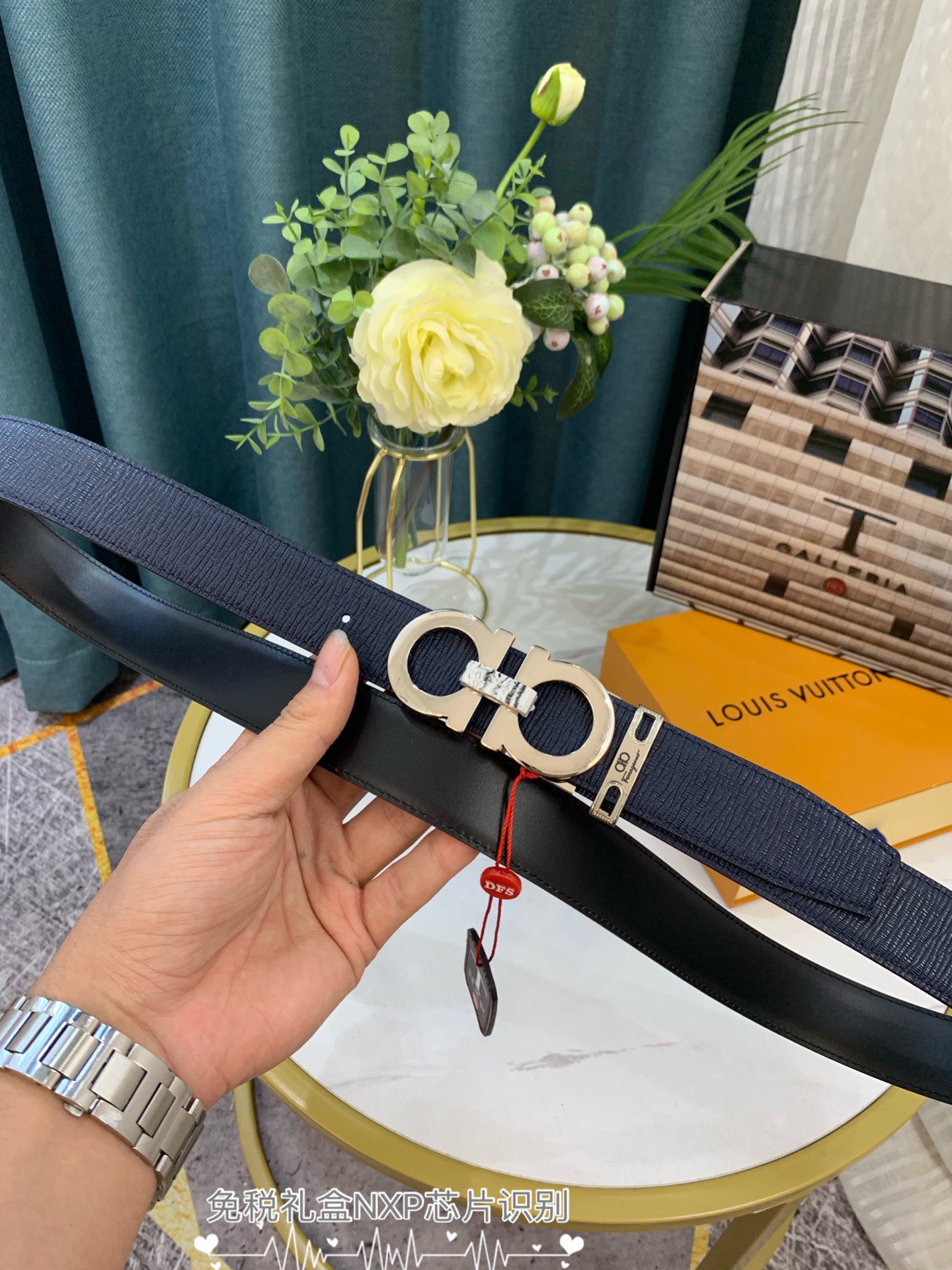 Streetwear Belt Ferragamo 319159 size:3.5cm - vstockx